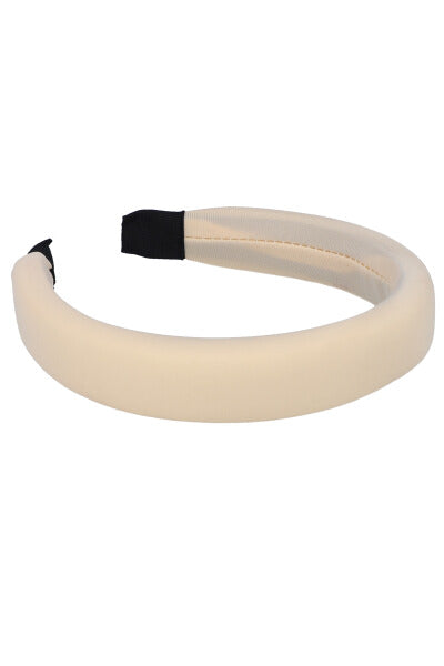 Diadema ancha tejido suave BEIGE