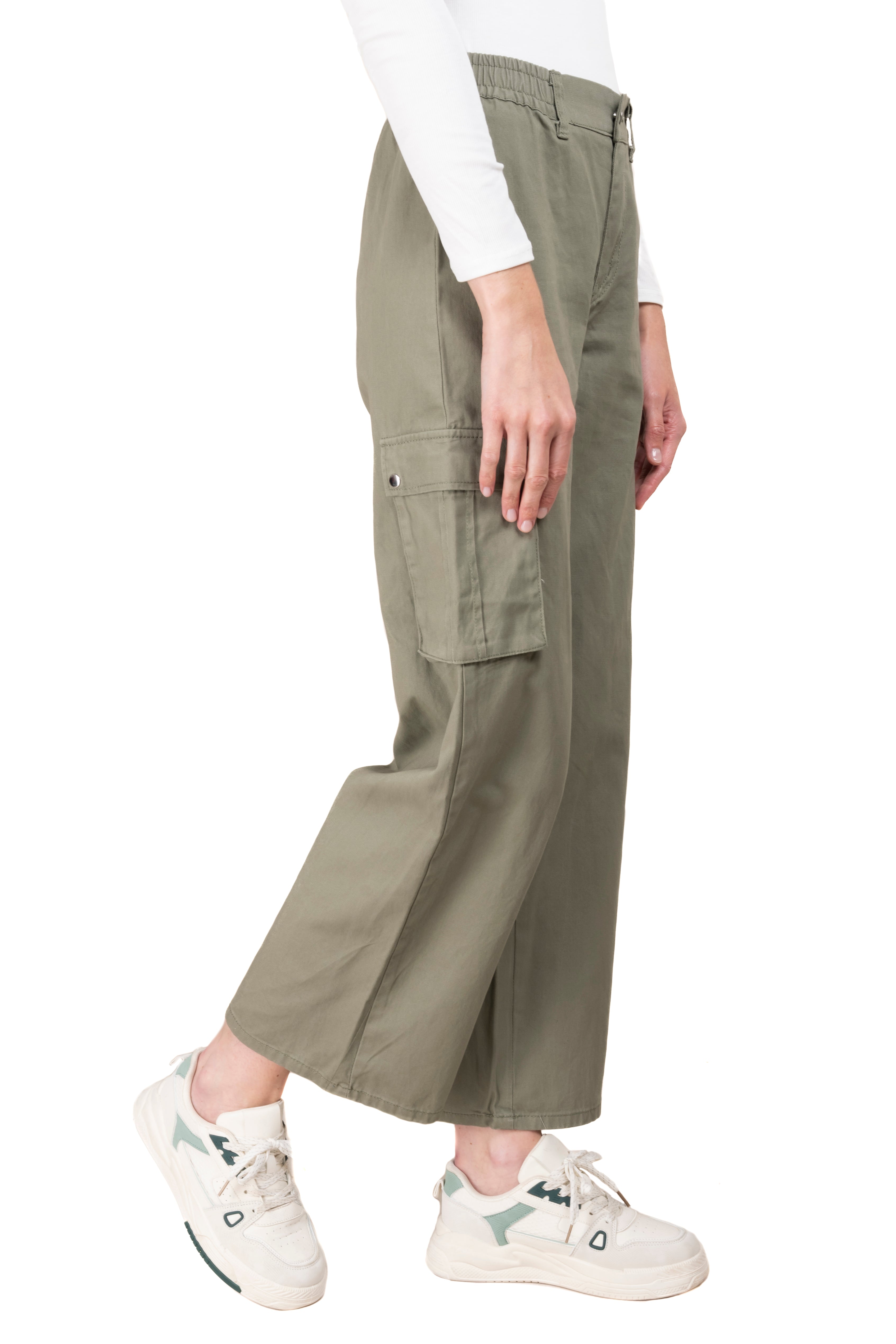 Straight pants Bags Cargo OLIVE