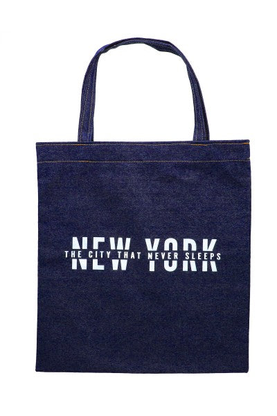 Bolsa tote denim New York MEDIUM WASH