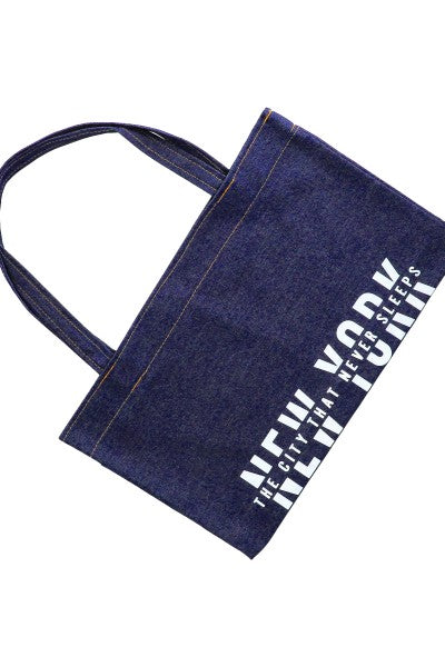 Bolsa tote denim New York MEDIUM WASH