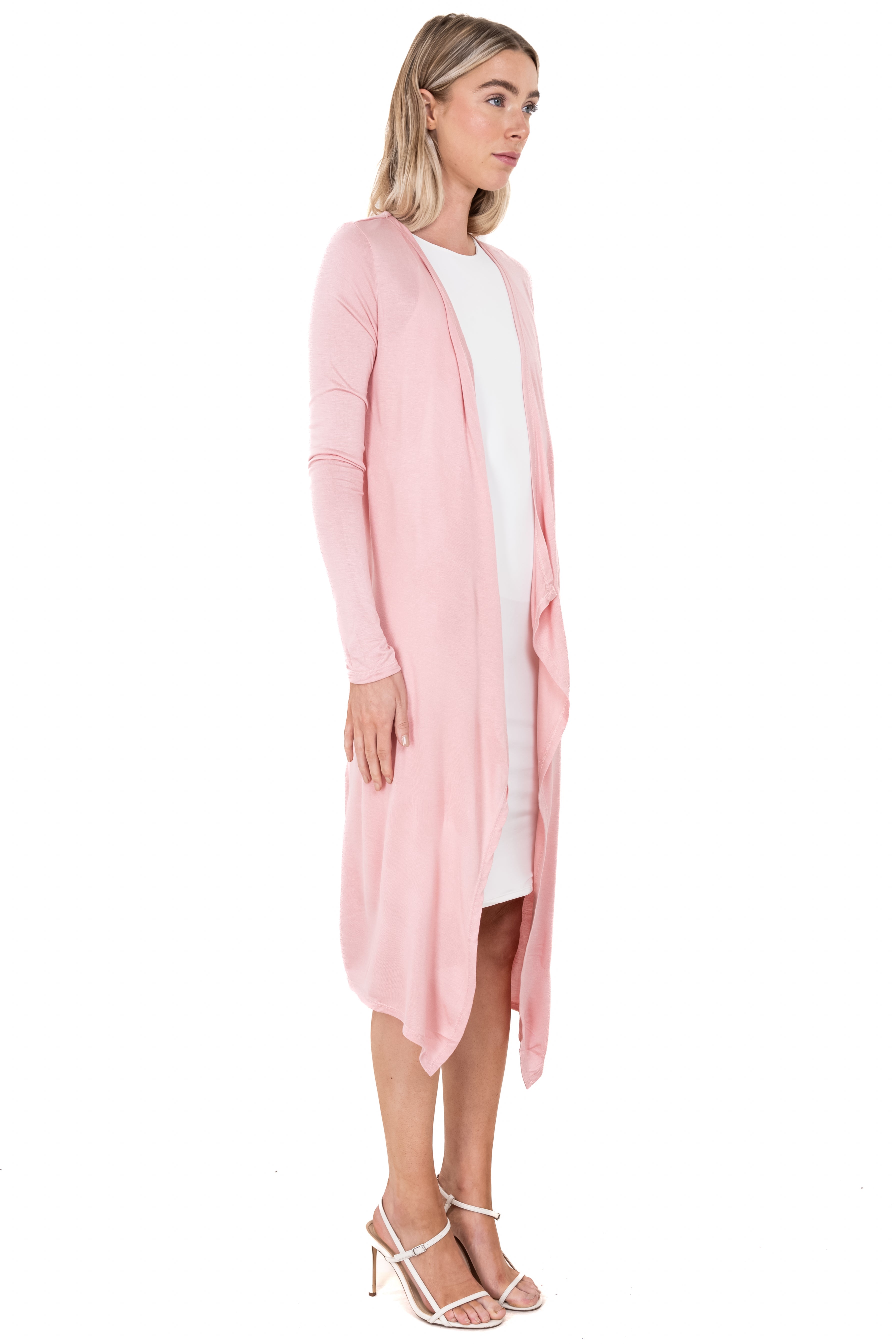 Cardigan Maxi Light Waterfall PINK