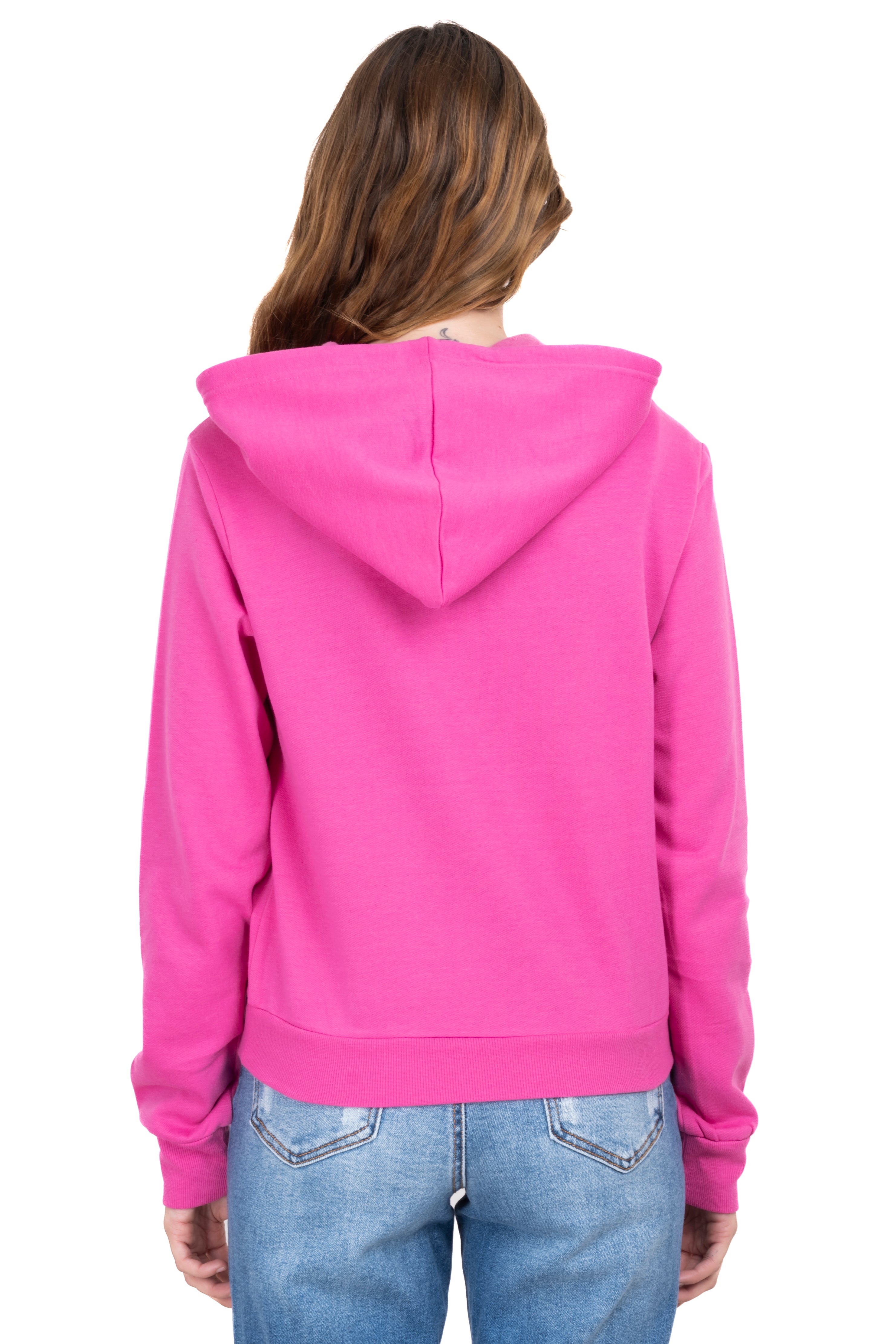 California Print Hoodie Sweatshirt PINK