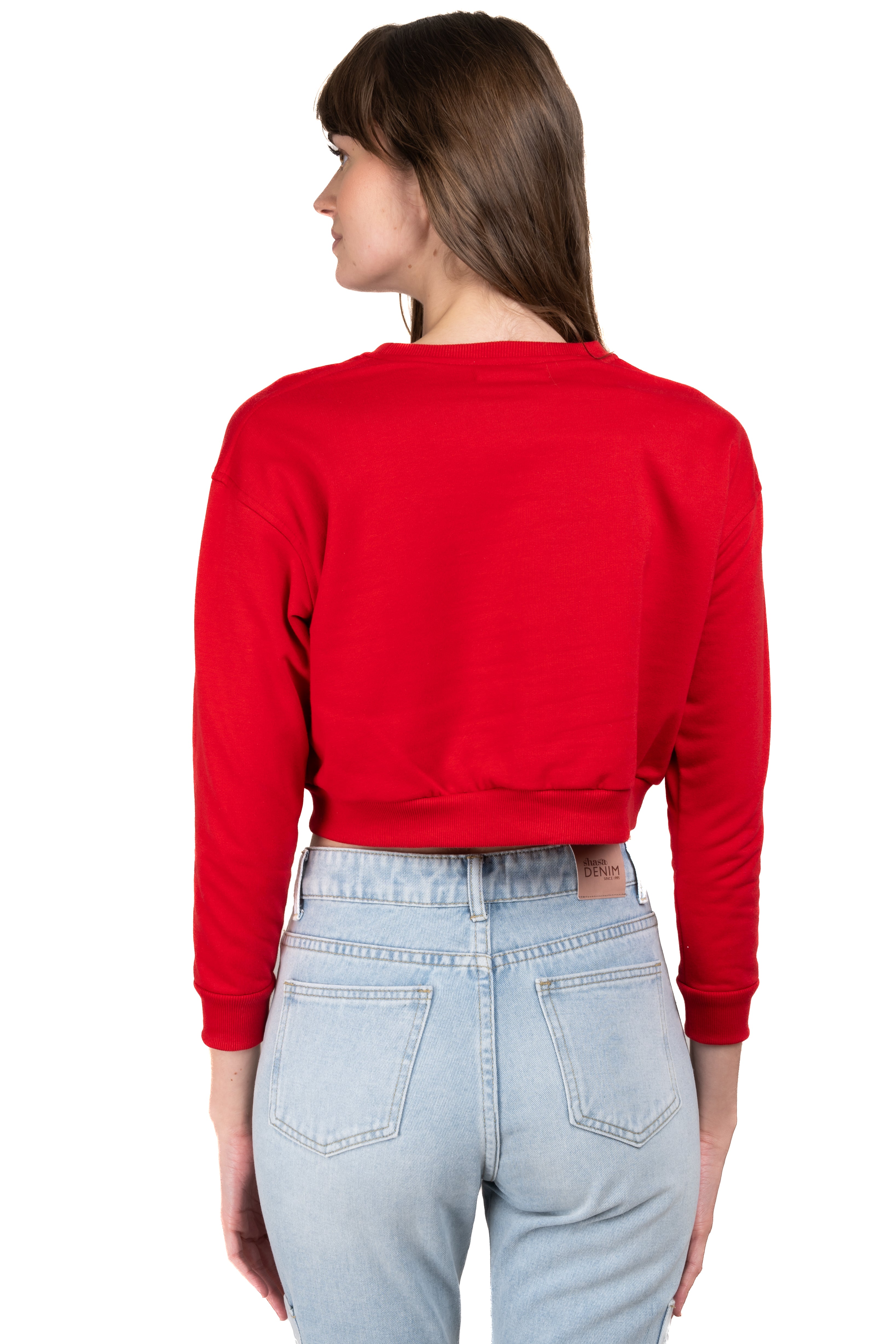 Sudadera crop Navidad ROJO COMBO