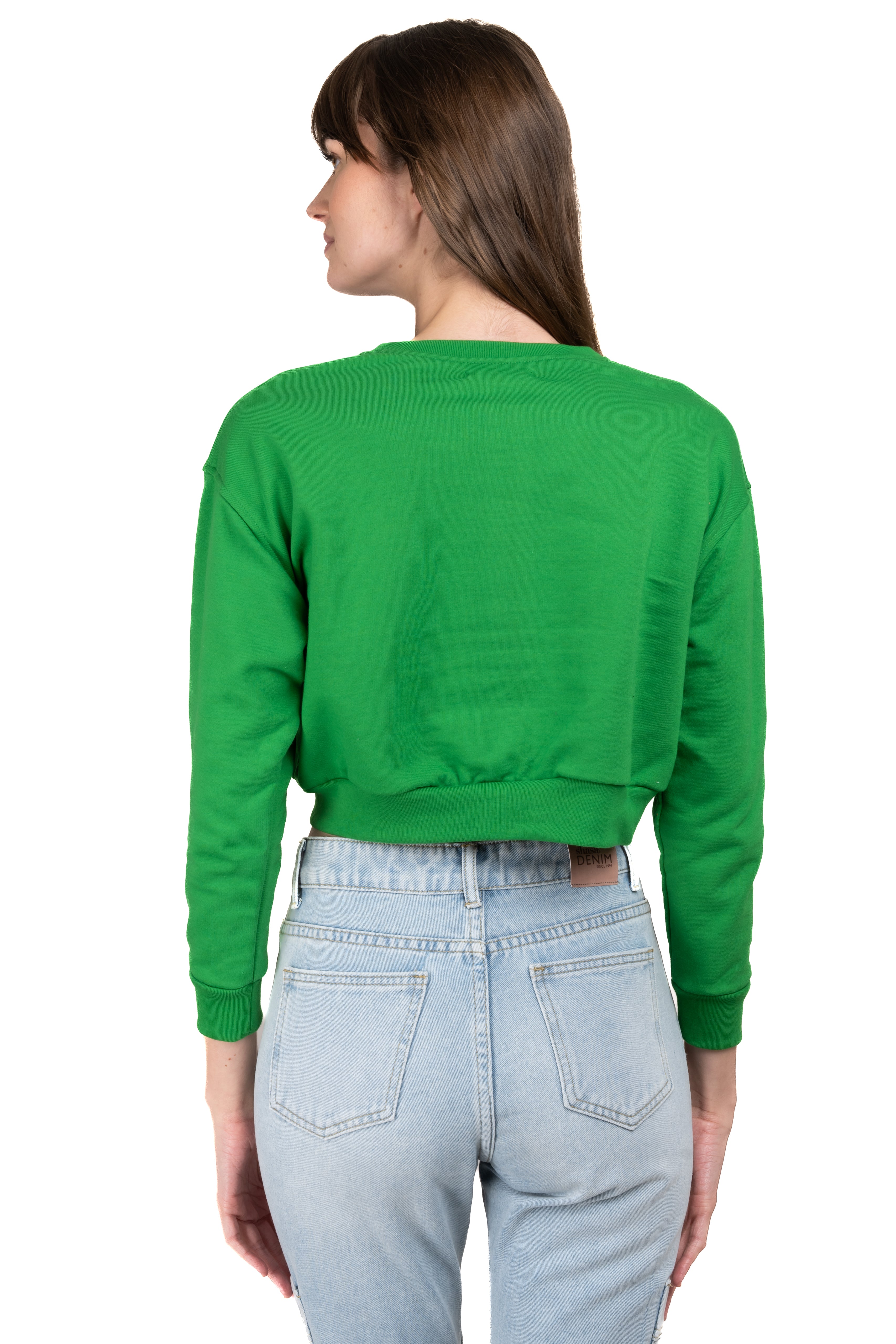 CROP OSITO SANTA CLAUS Sweatshirt Combo green