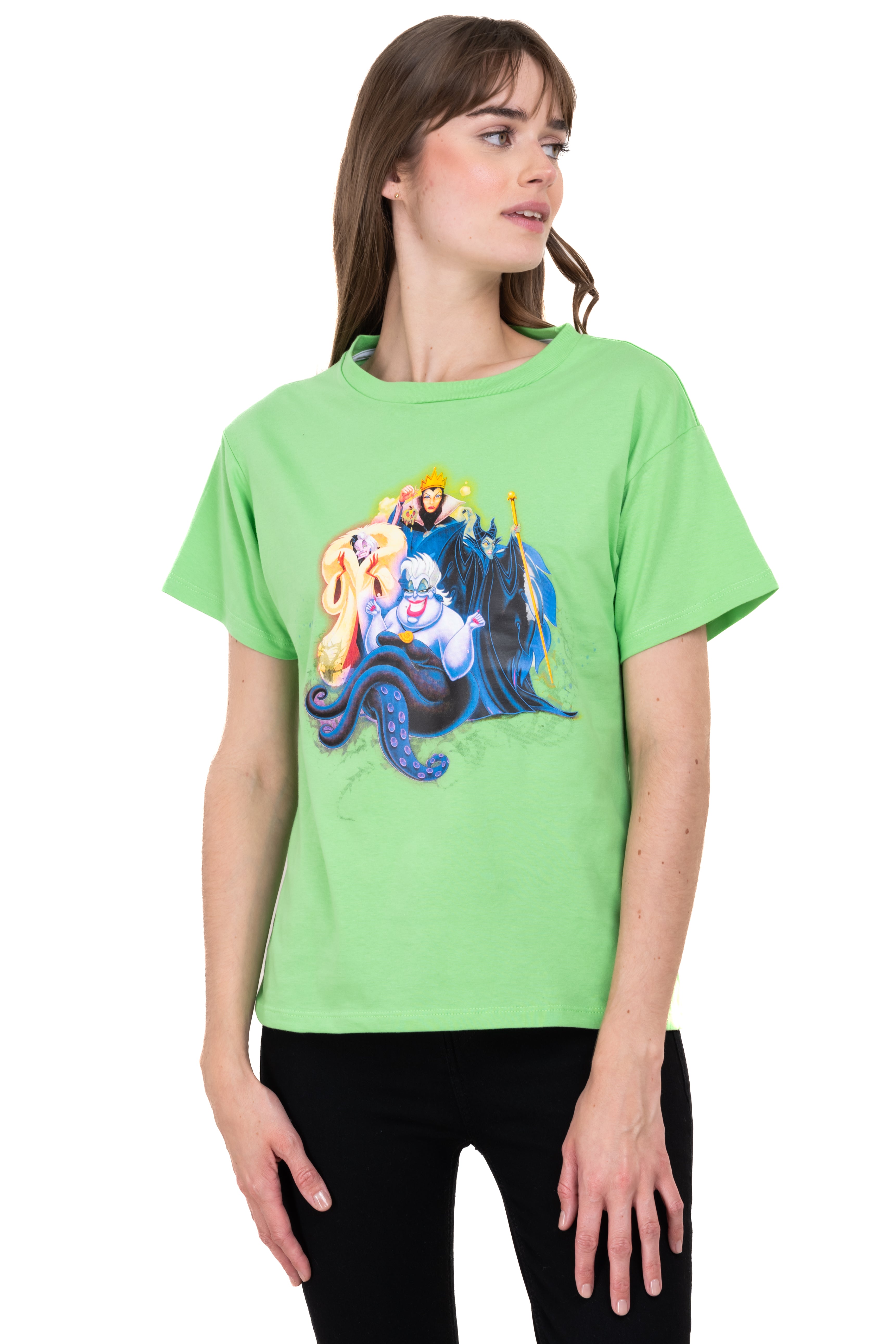 Playera manga corta Disney VERDE COMBO