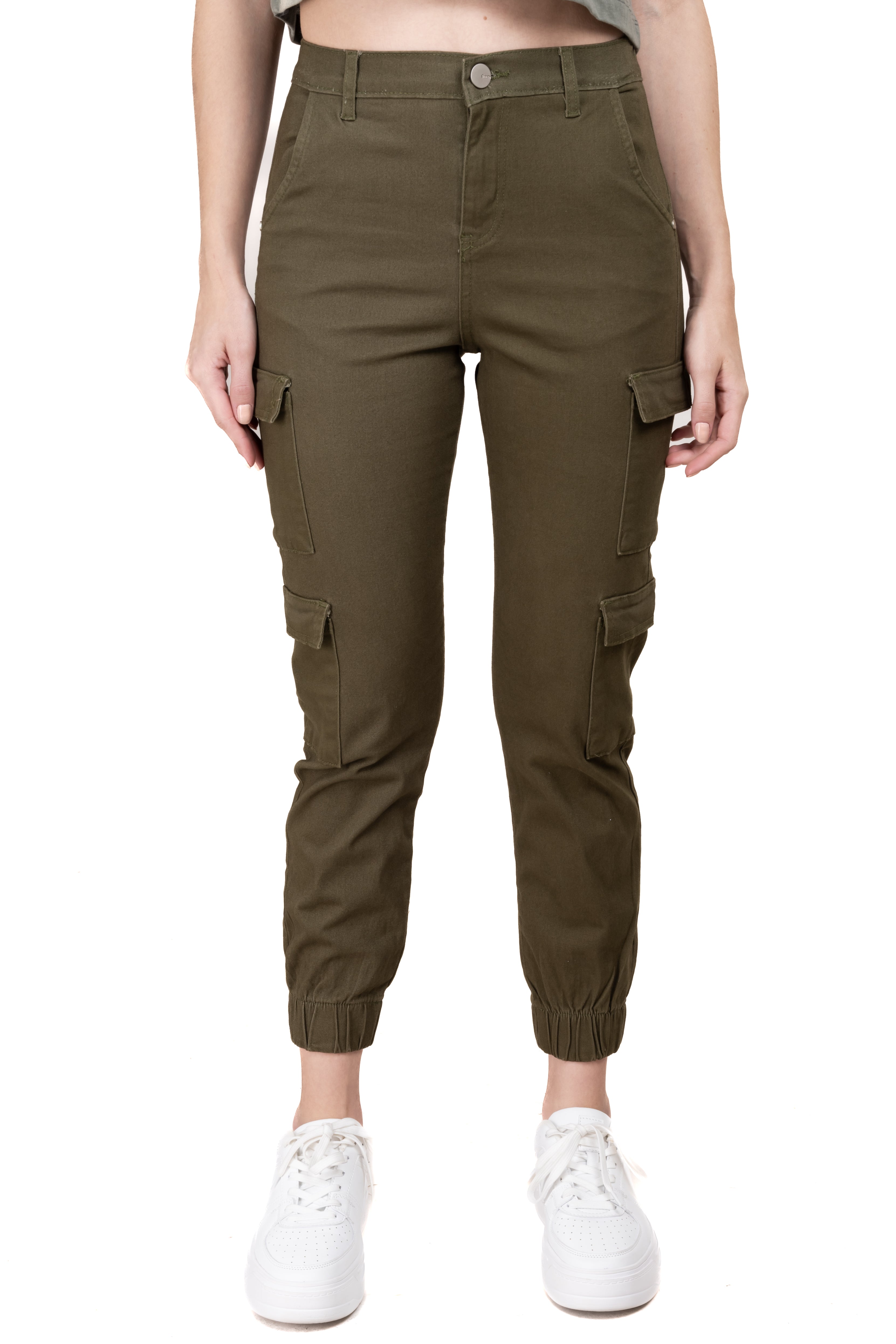 JOGGER POSITION High waist OLIVE