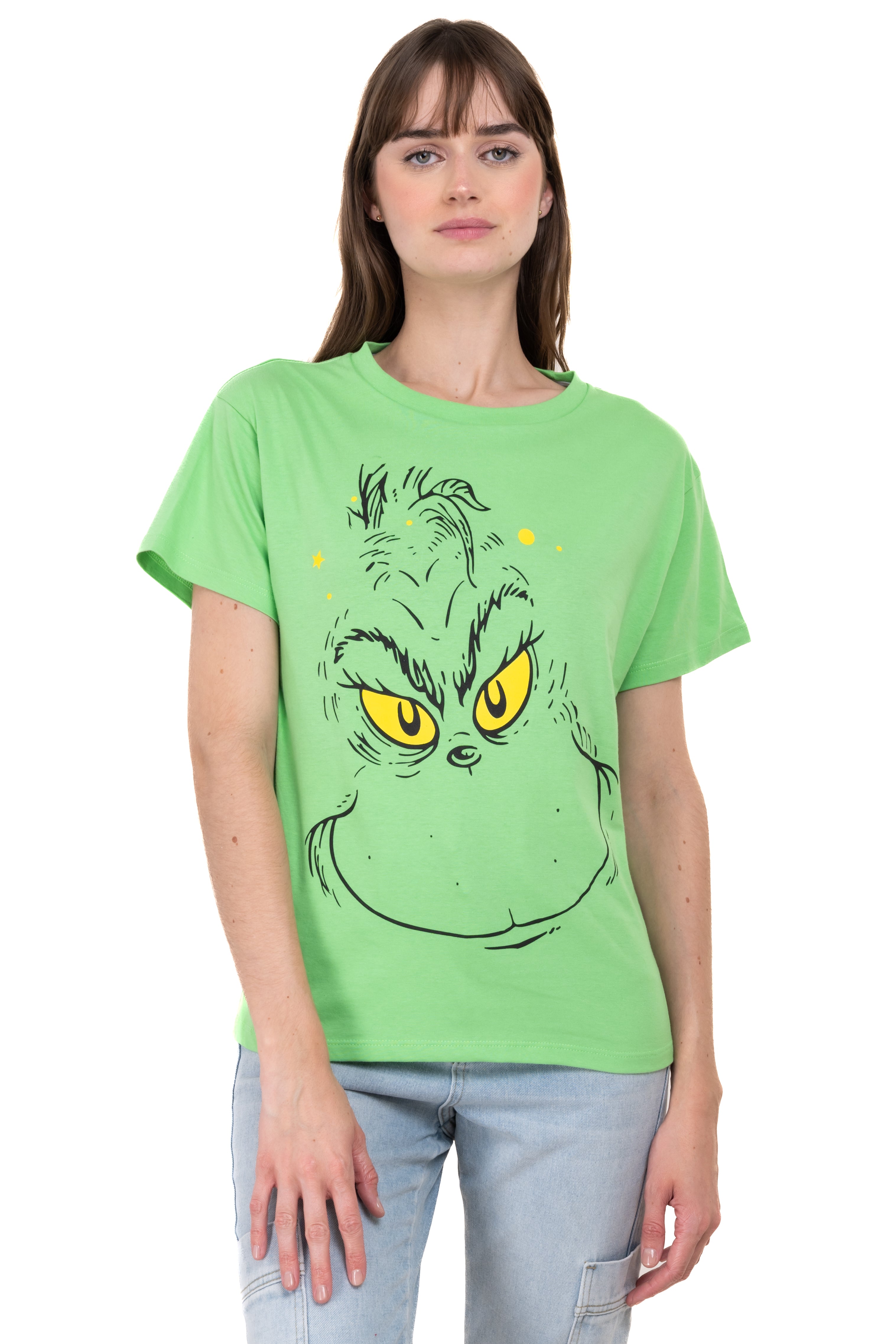 Grinch short manga shirt Combo green