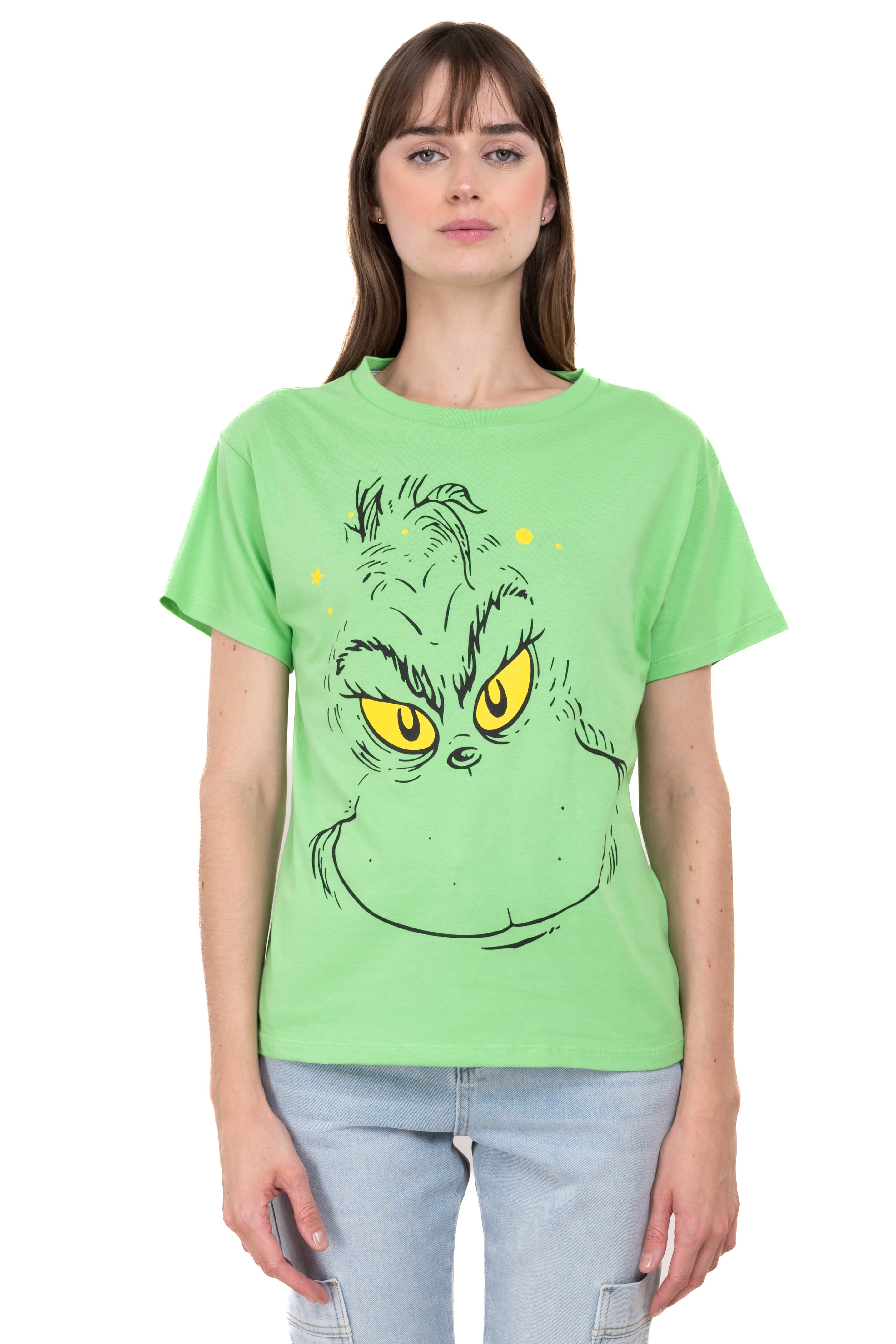 Grinch short manga shirt Combo green