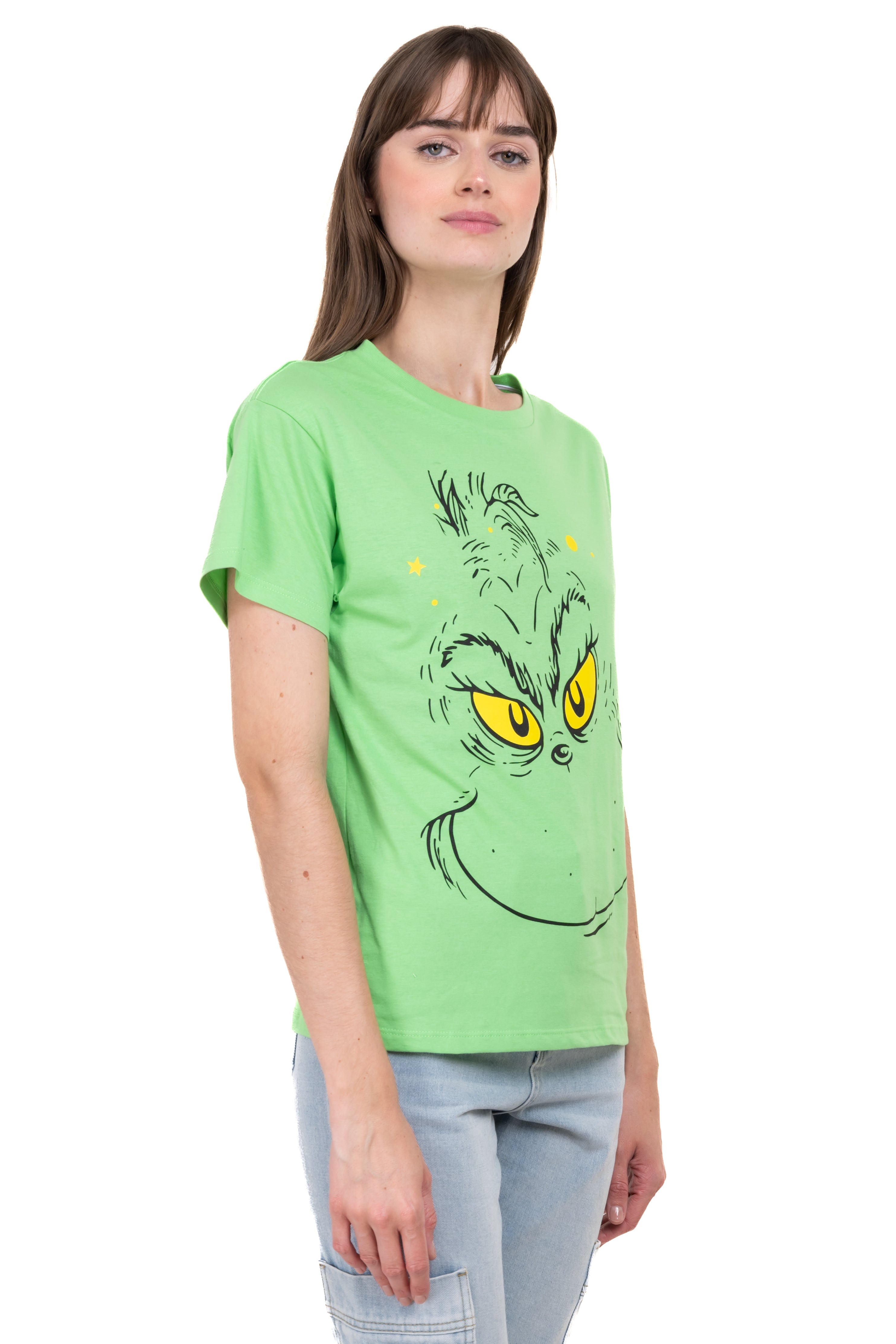 Grinch short manga shirt Combo green