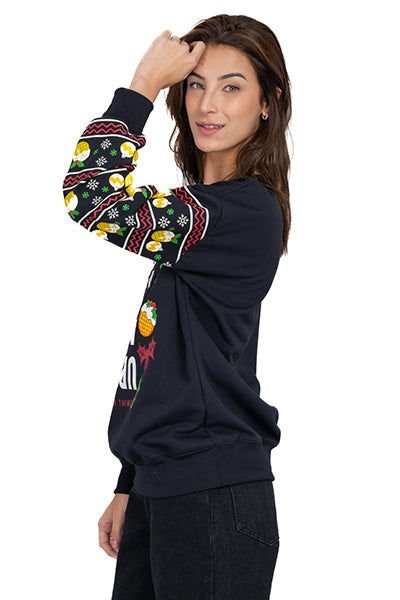 Sudadera upside down NEGRO COMBO