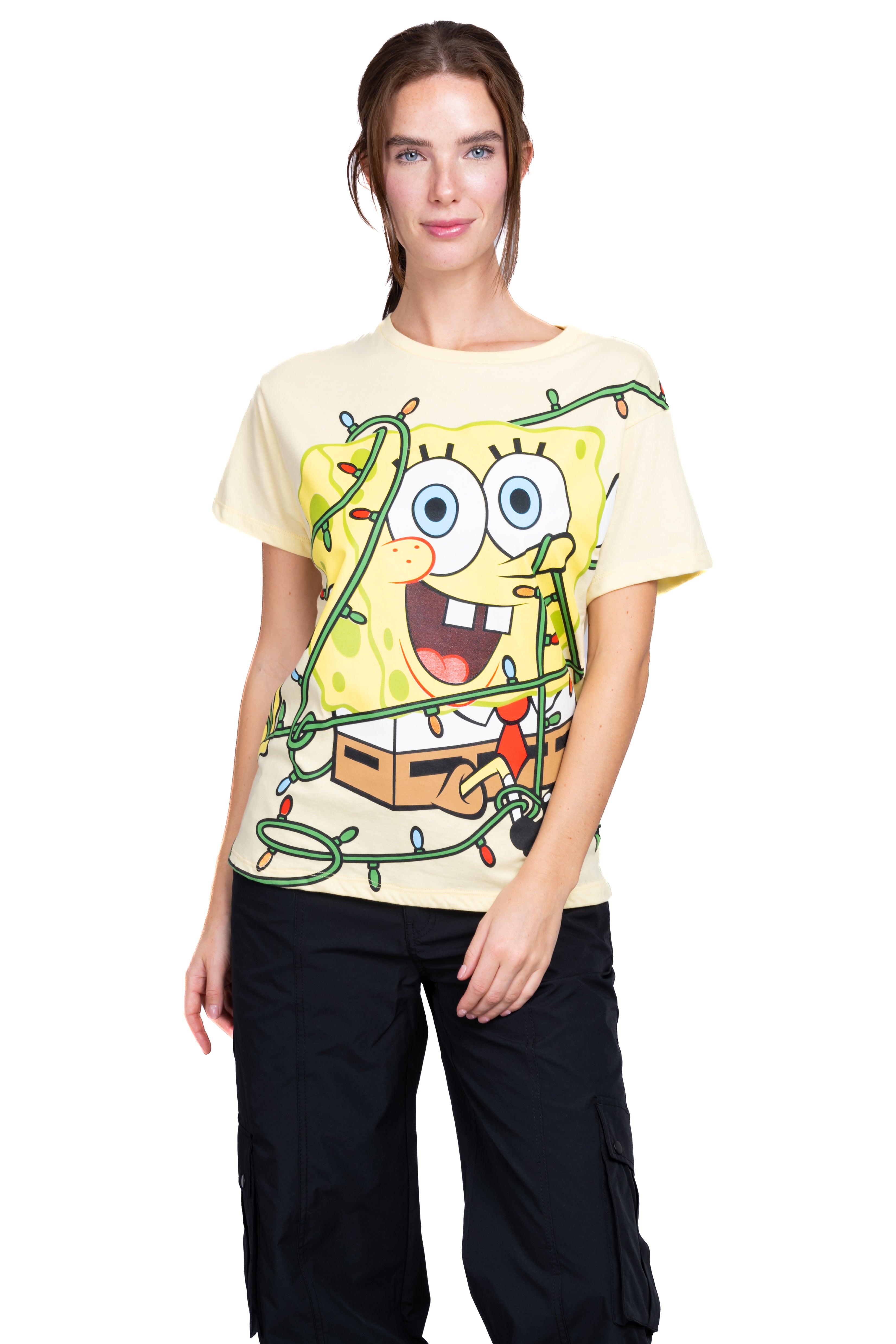 Playera bob xmas AMARILLO COMBO