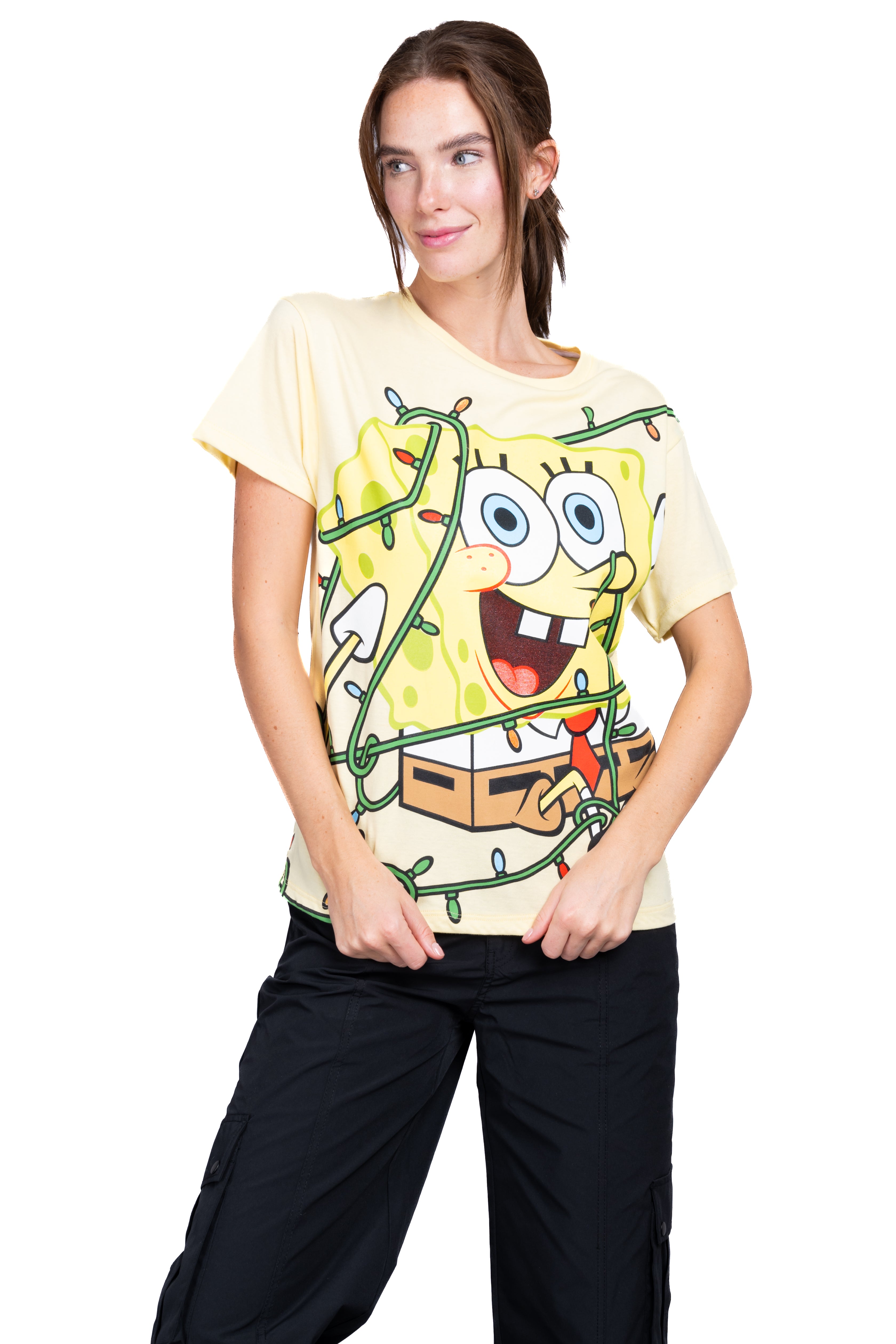 Playera bob xmas AMARILLO COMBO