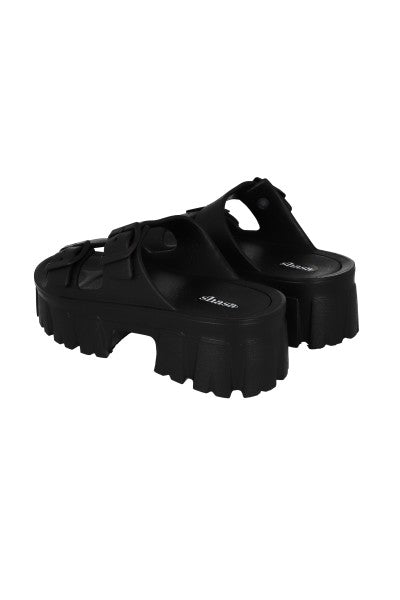 Sandalia eva plataforma chunky NEGRO