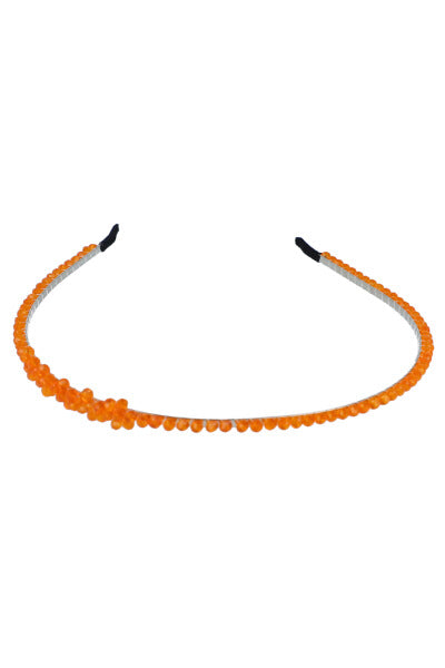 Thin headband flowers flowers ORANGE