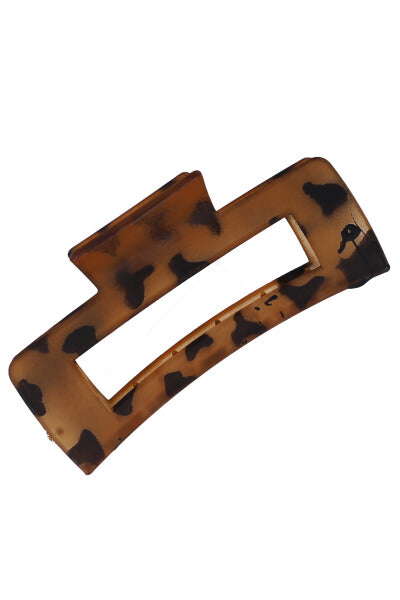 Pinza rectangular animal print CAFE