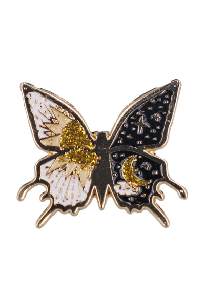 Pin Mariposa Brillos MULTICOLOR