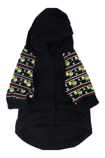 Sudadera mascota estampada NEGRO