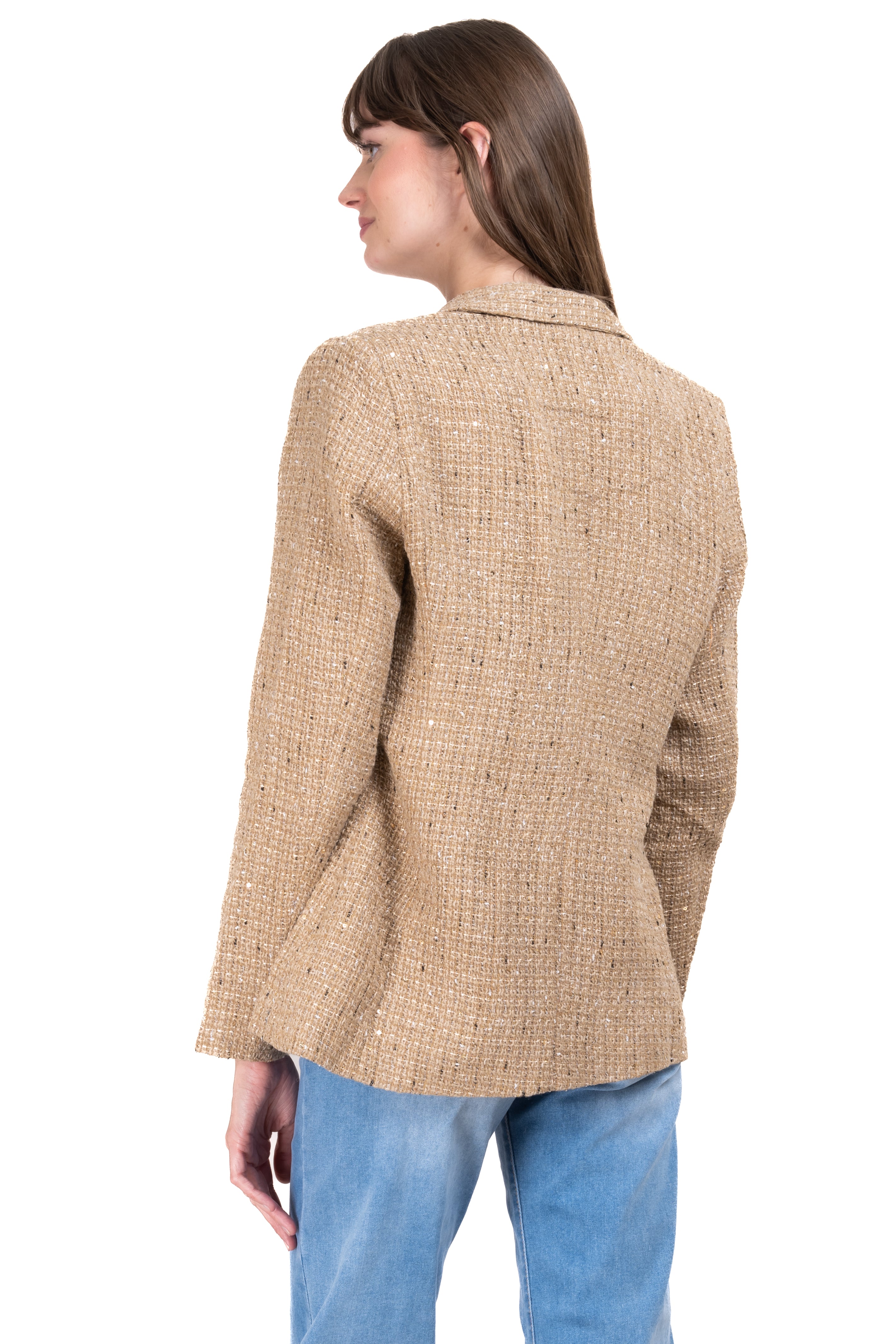 Blazer botones detalle bolsas BEIGE