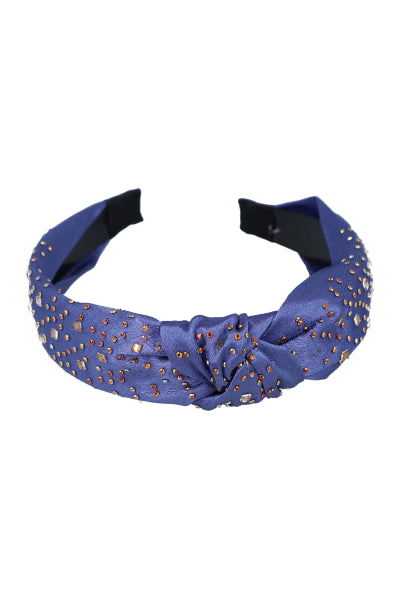 Knot headband BLUE