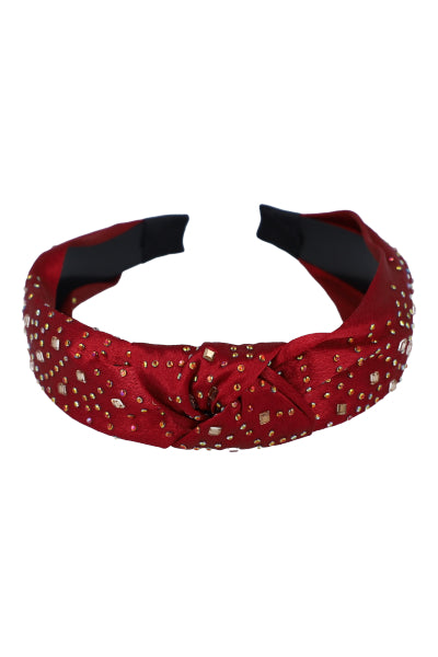 Knot headband RED