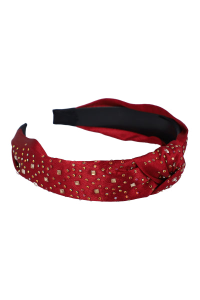 Knot headband RED