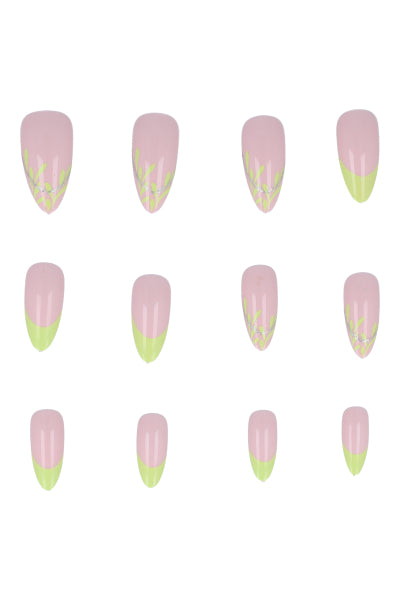 Set 12 French nails YELLOW