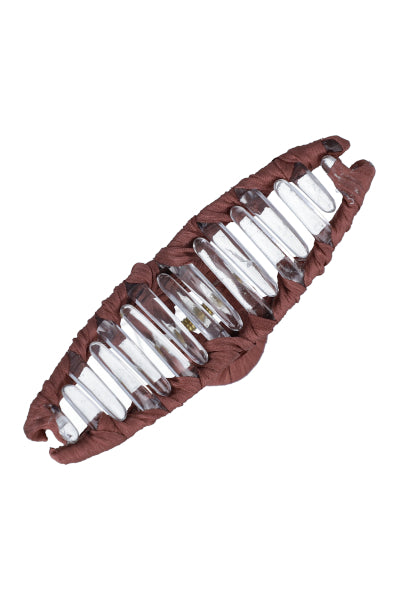 Pinza larga transparente tela CAFE