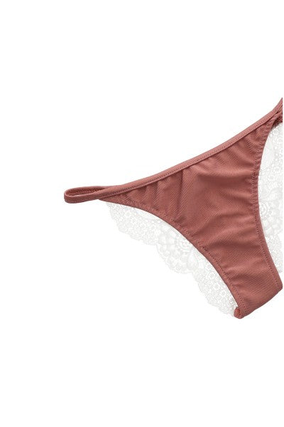 Tanga Telas Mix PALO DE ROSA