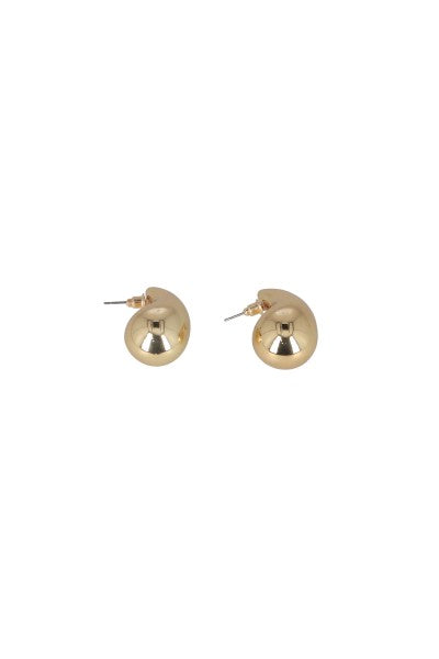 Studs metal earrings GOLD