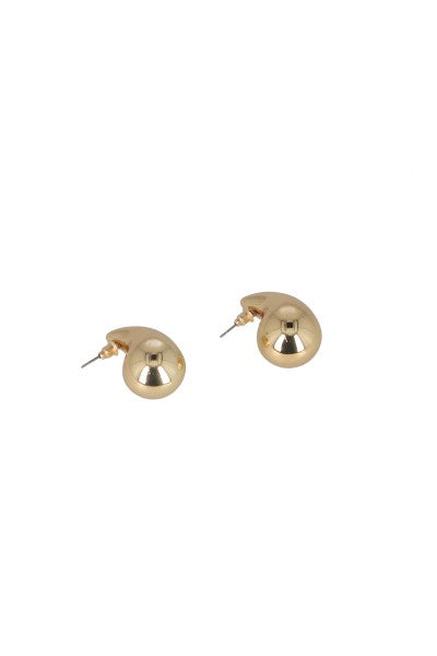 Studs metal earrings GOLD