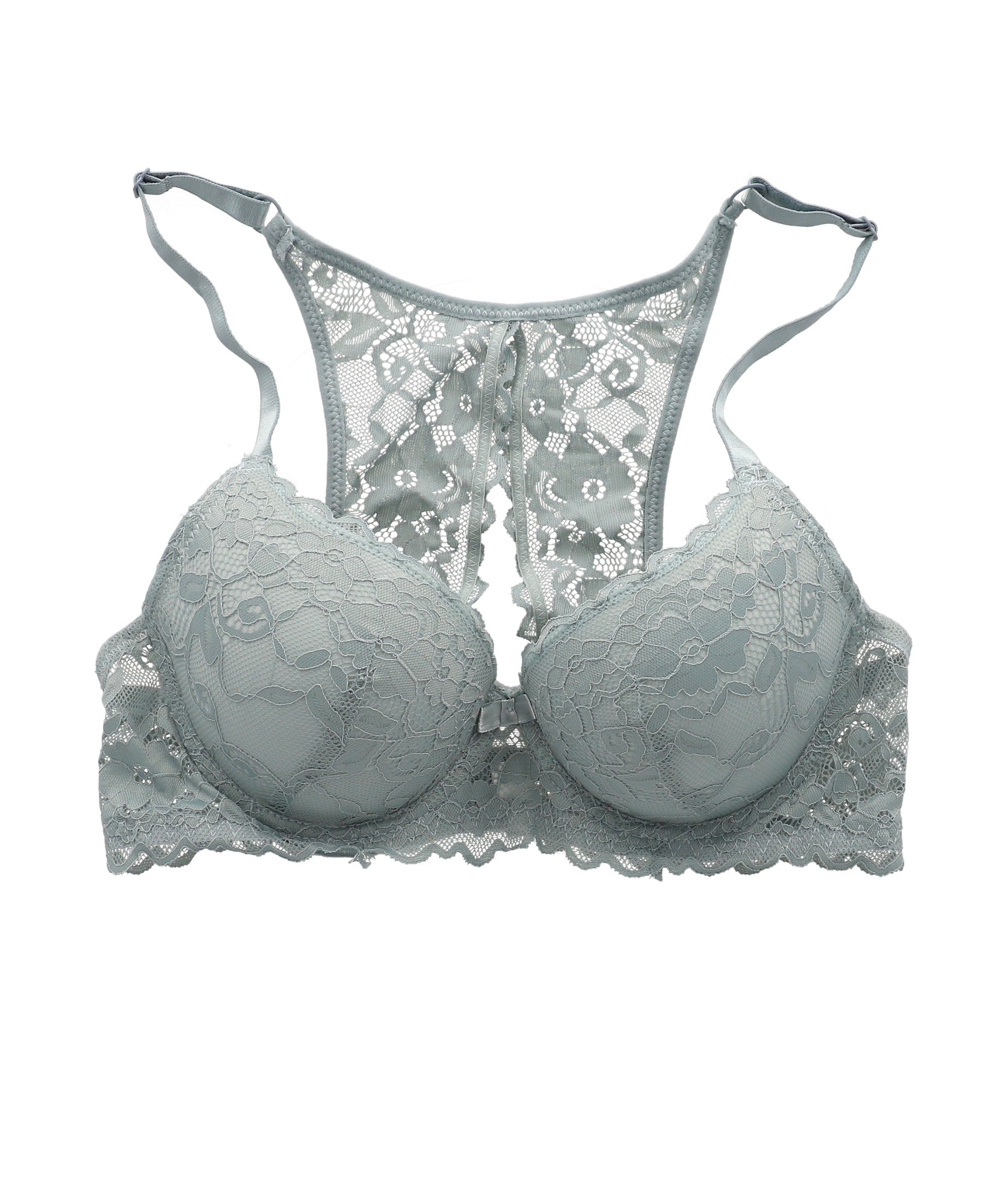 Bra lace flowers MINT