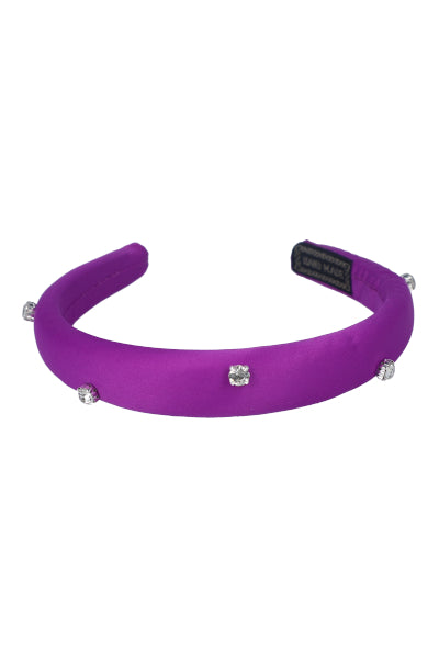 Diadema ancha brillos MORADO