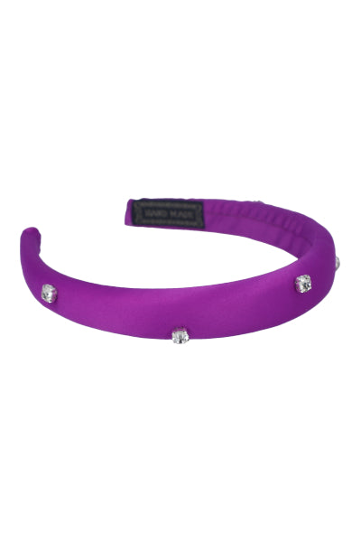 Diadema ancha brillos MORADO