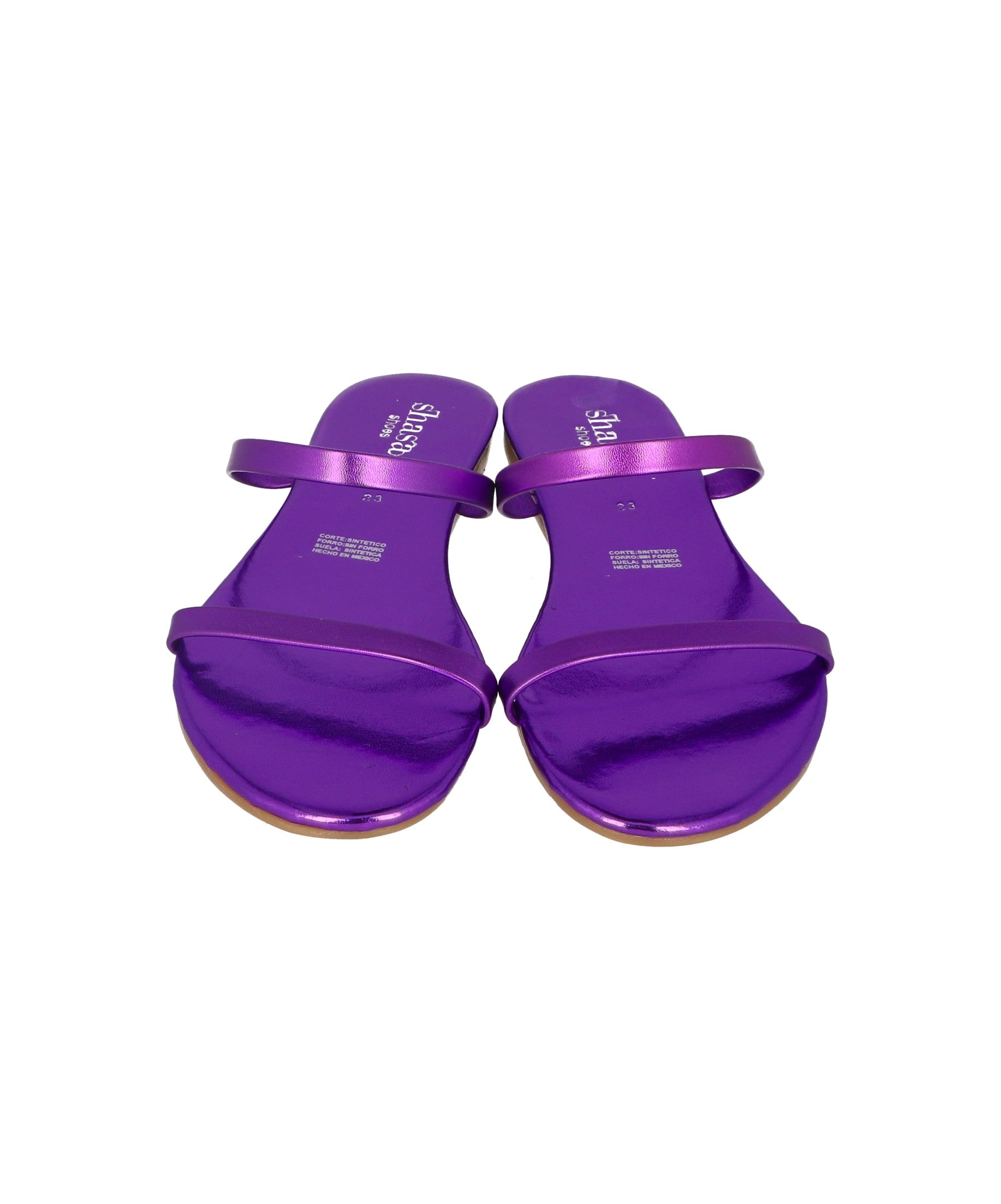 Metal strip sandal PURPLE