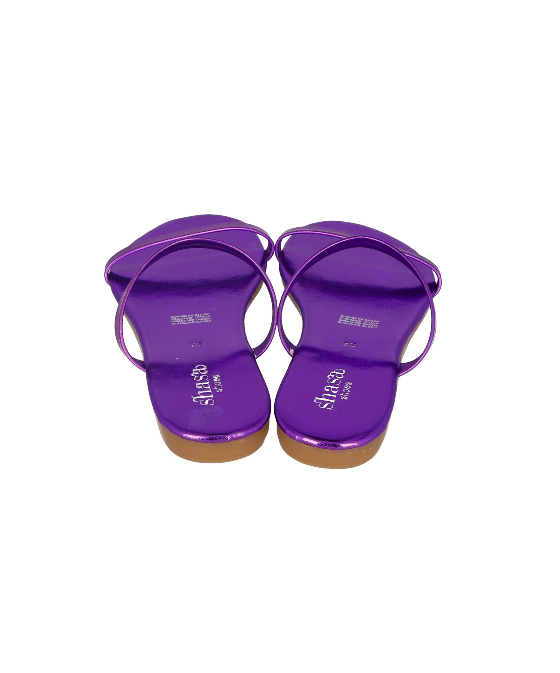 Metal strip sandal PURPLE