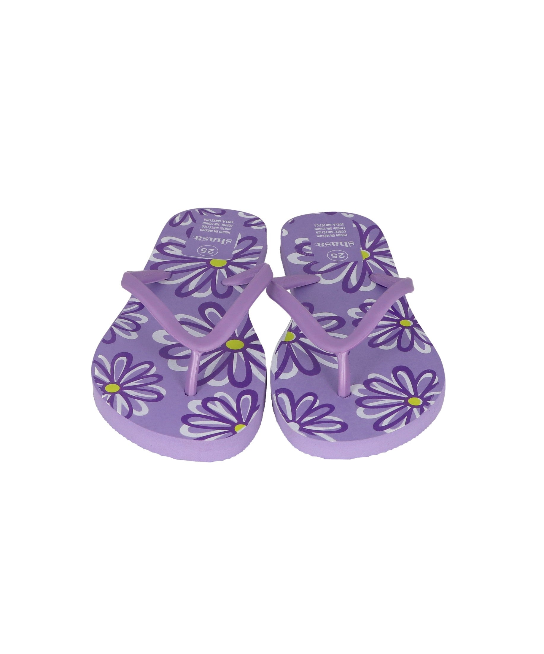 Flip flops estampado flores LILA