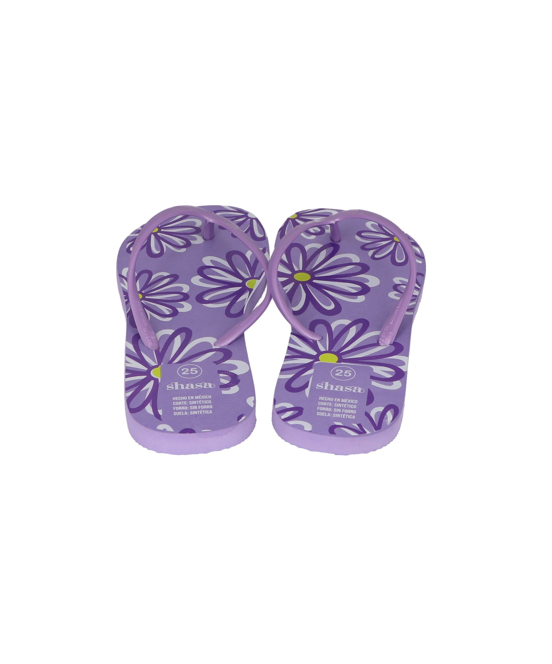 Flip flops estampado flores LILA