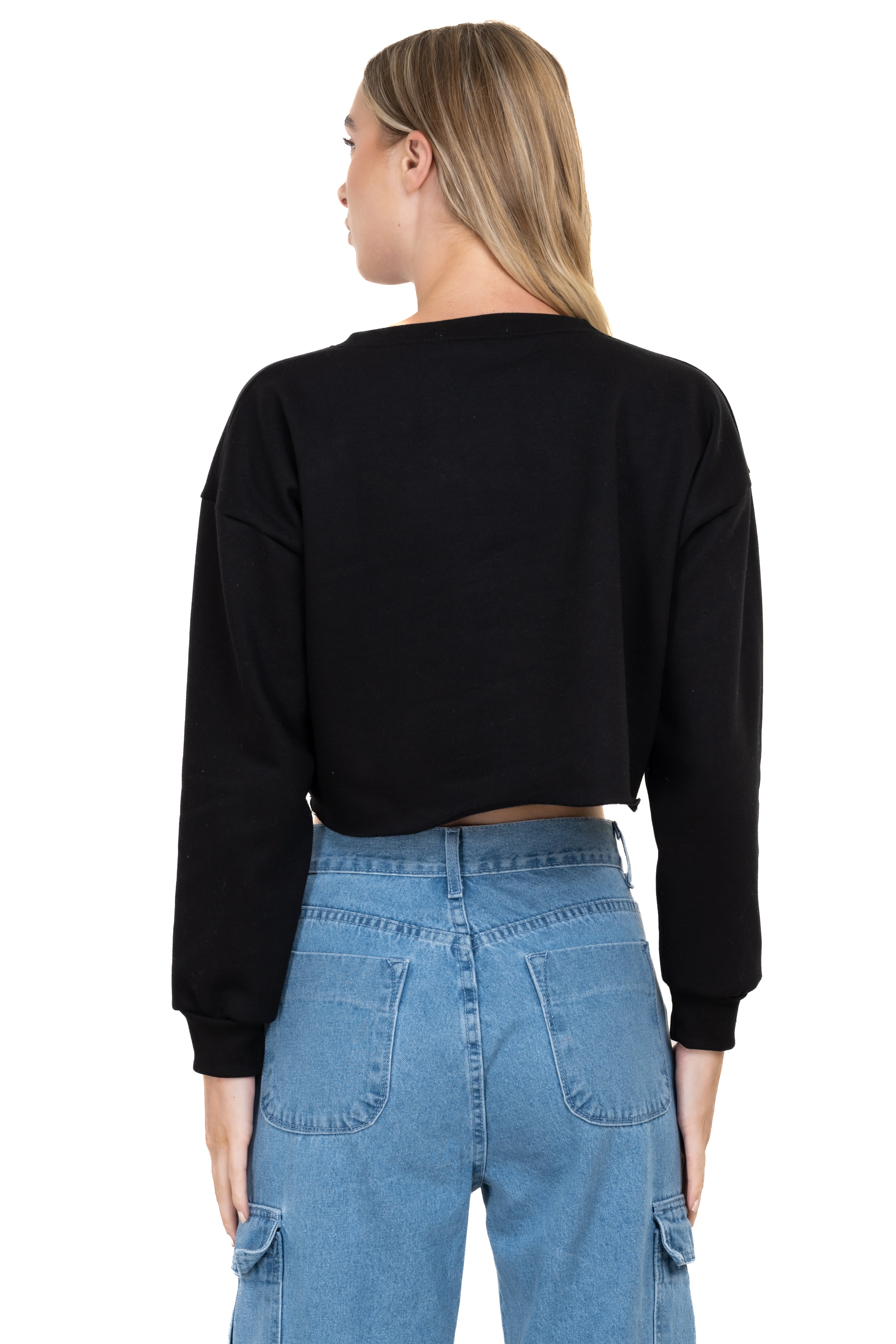 CROP OSITO NEW YORK sweatshirt Black Combo