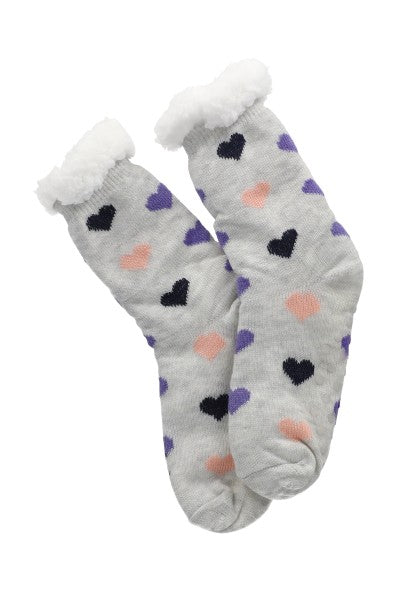 Pantucalceta Multi Hearts GREY