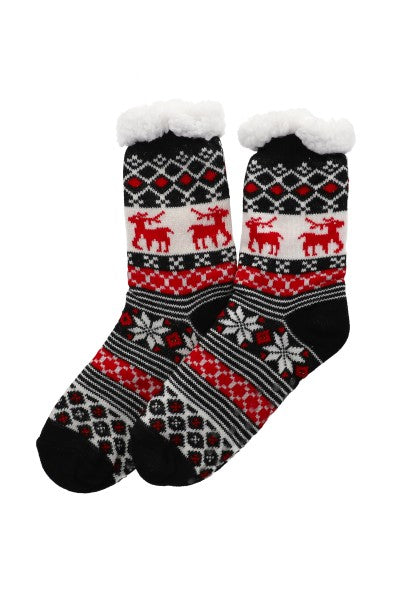 Pantucalcetas Christmas design Combo red