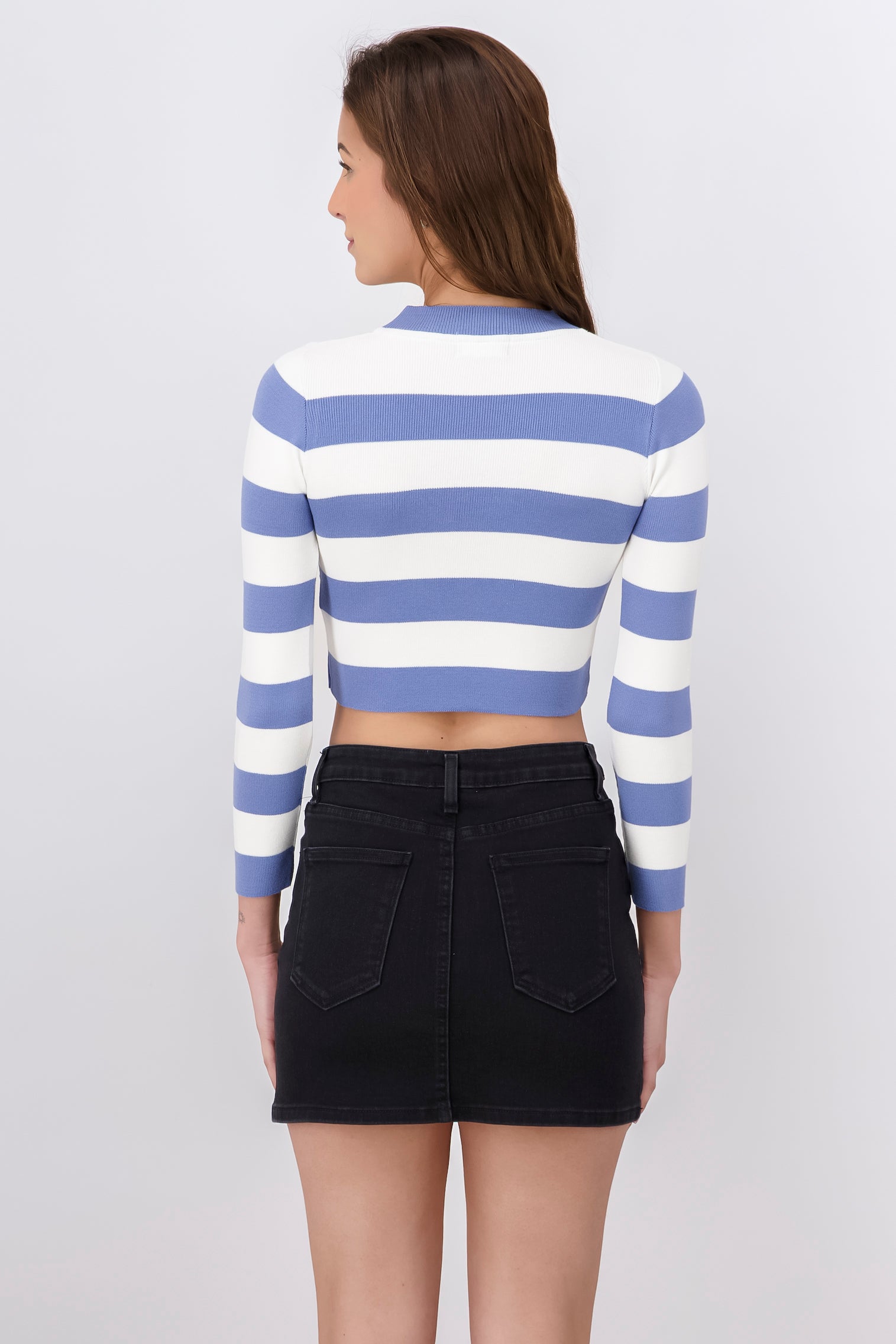 Sharp Singer striped stripes Combo blue