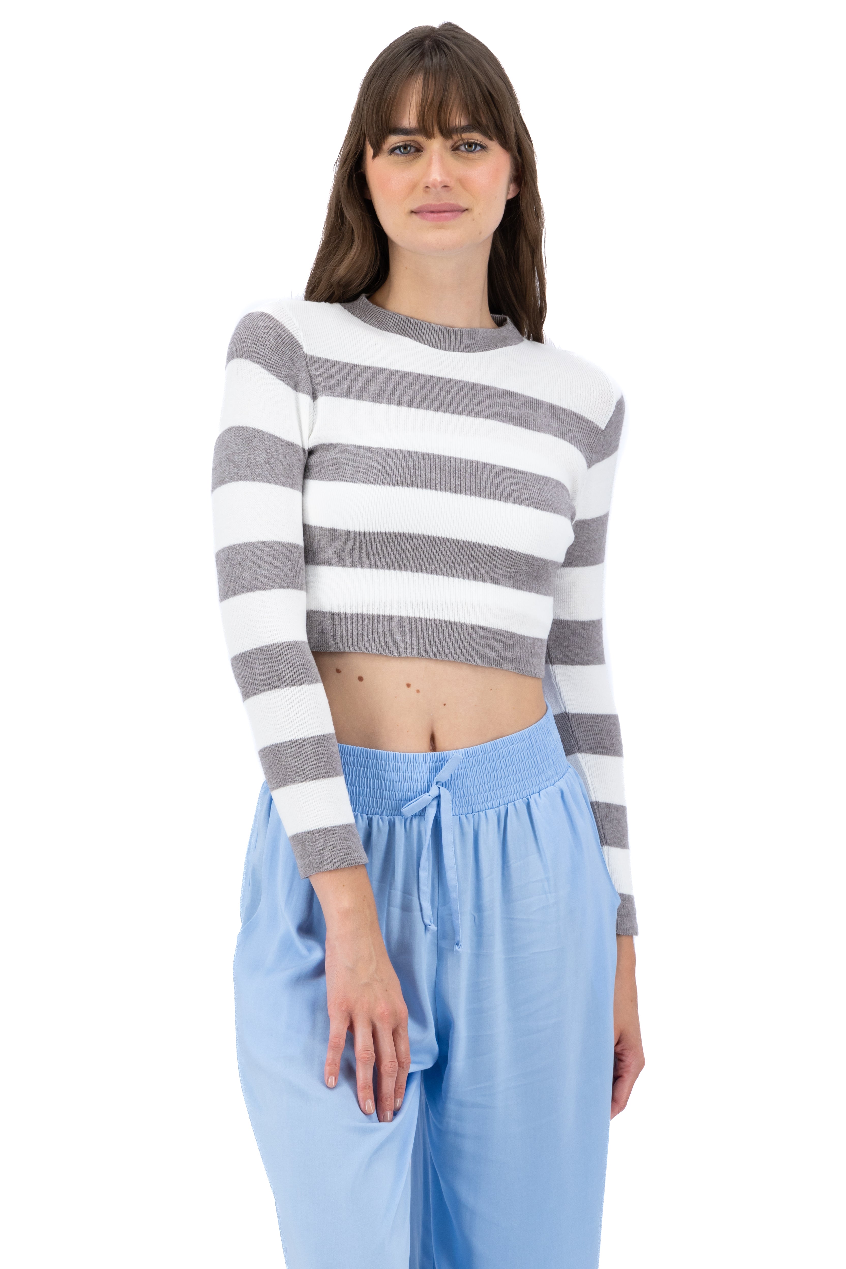 Sharp Singer striped stripes Jaspe Gray