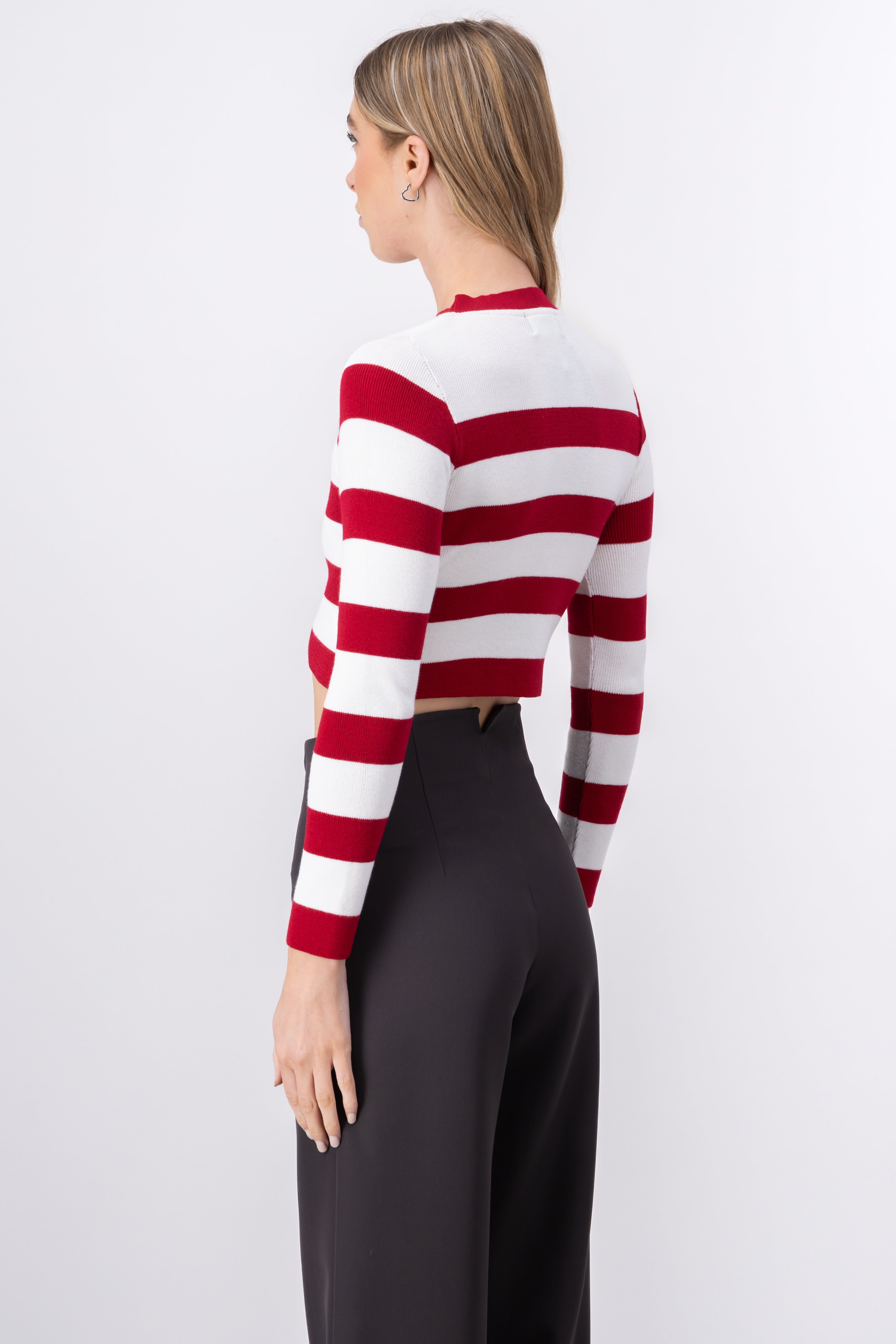 Sharp Singer striped stripes Combo red