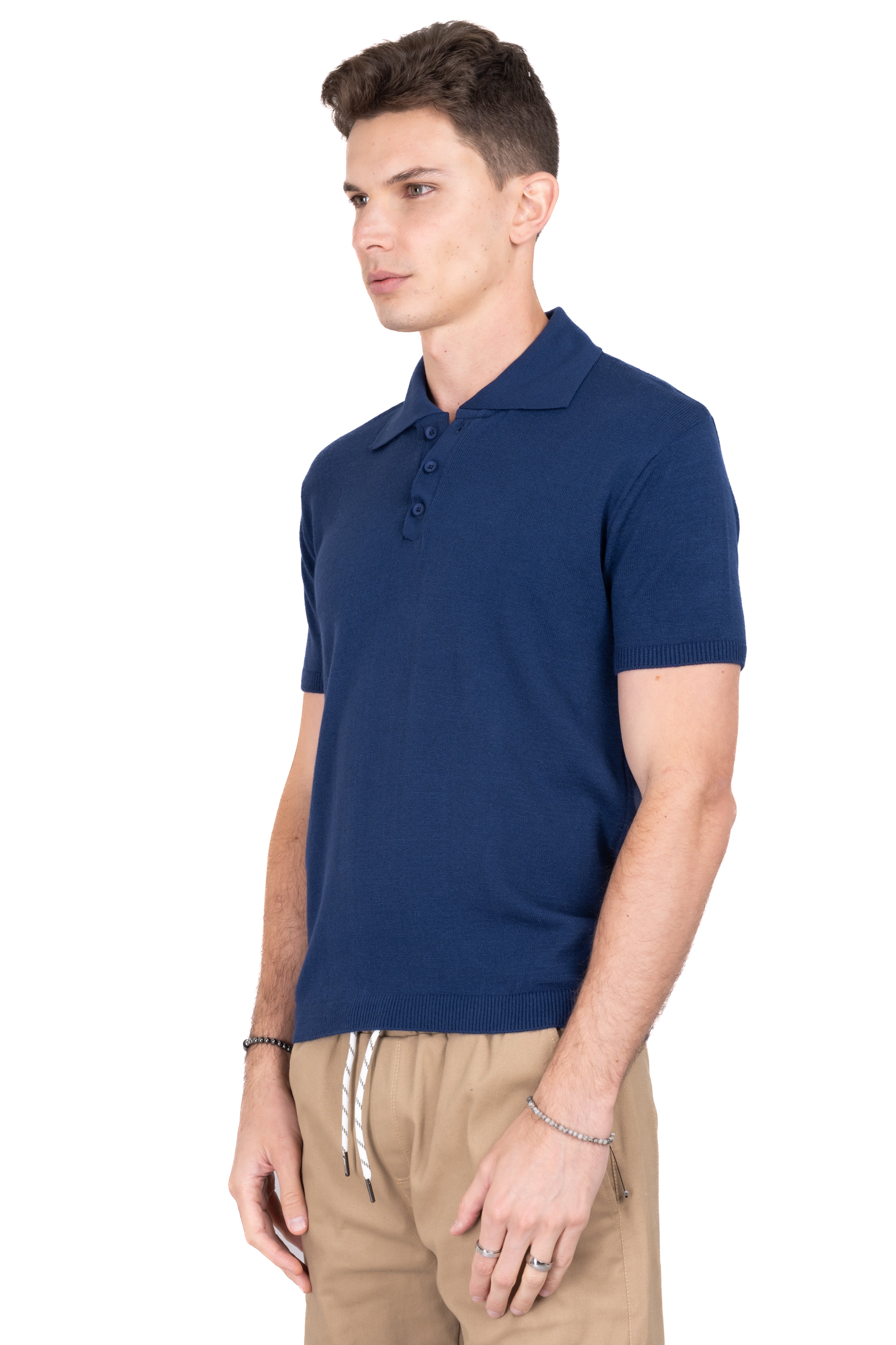 Short manga shirt pole neck MARINE