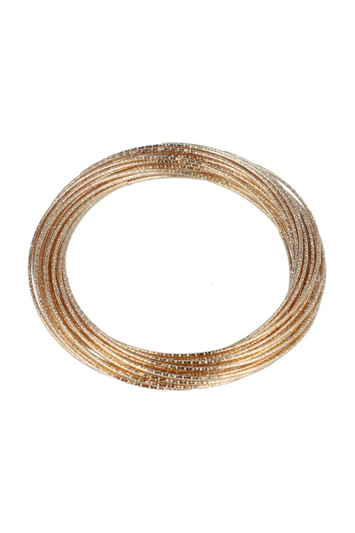 Weekly bracelet texture GOLD