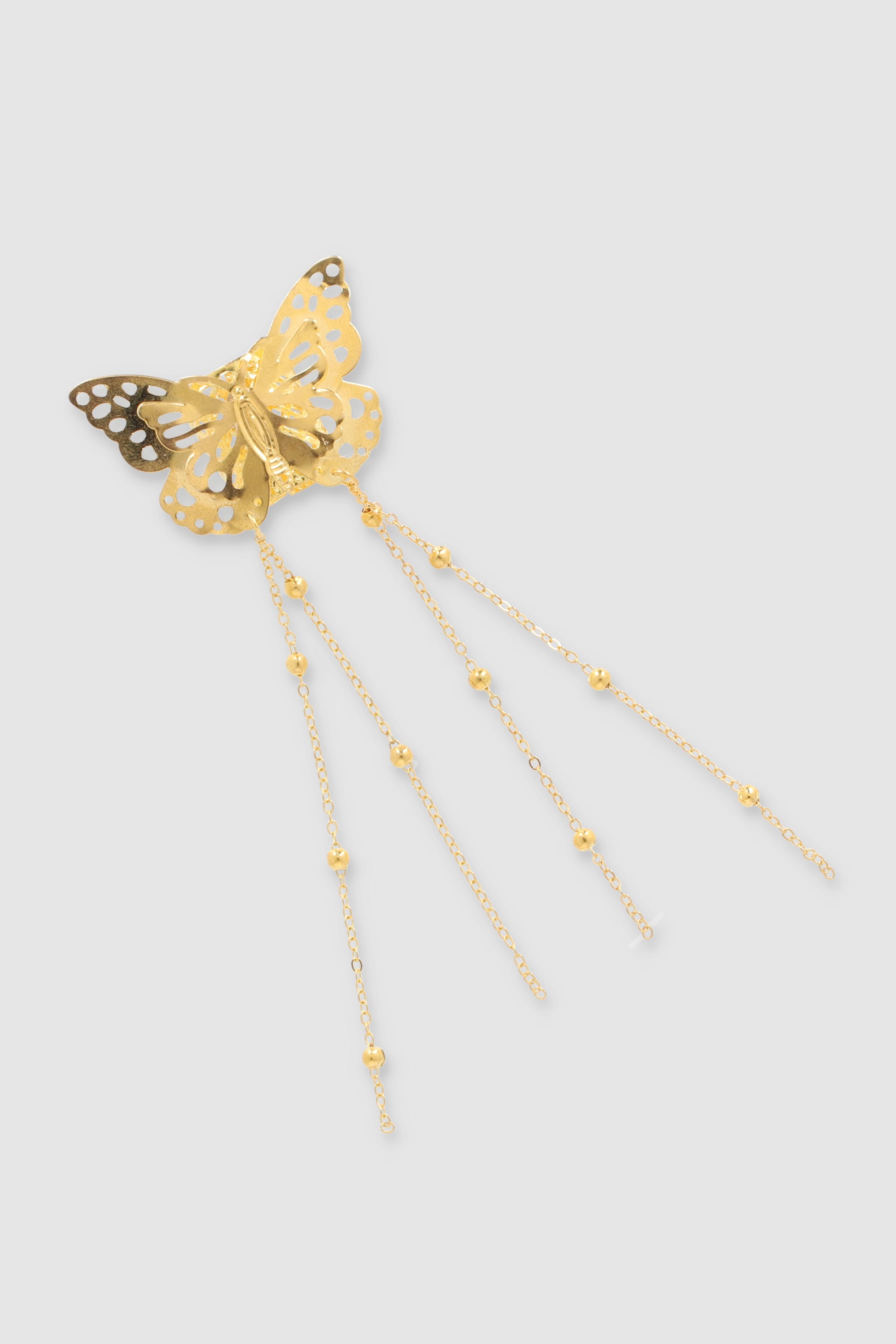 Metallic butterfly brooch GOLD