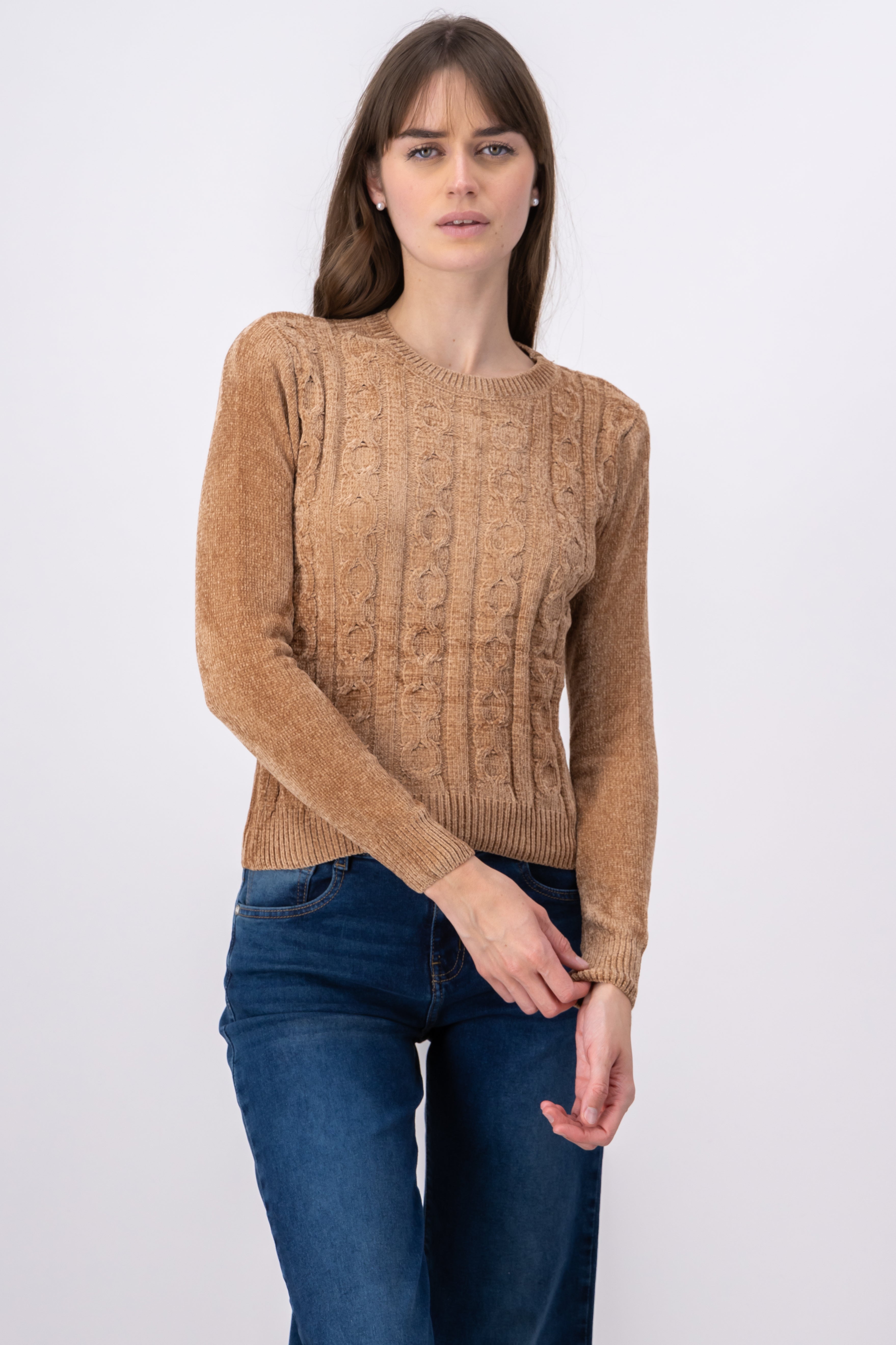 Soft tissue sweater BEIGE