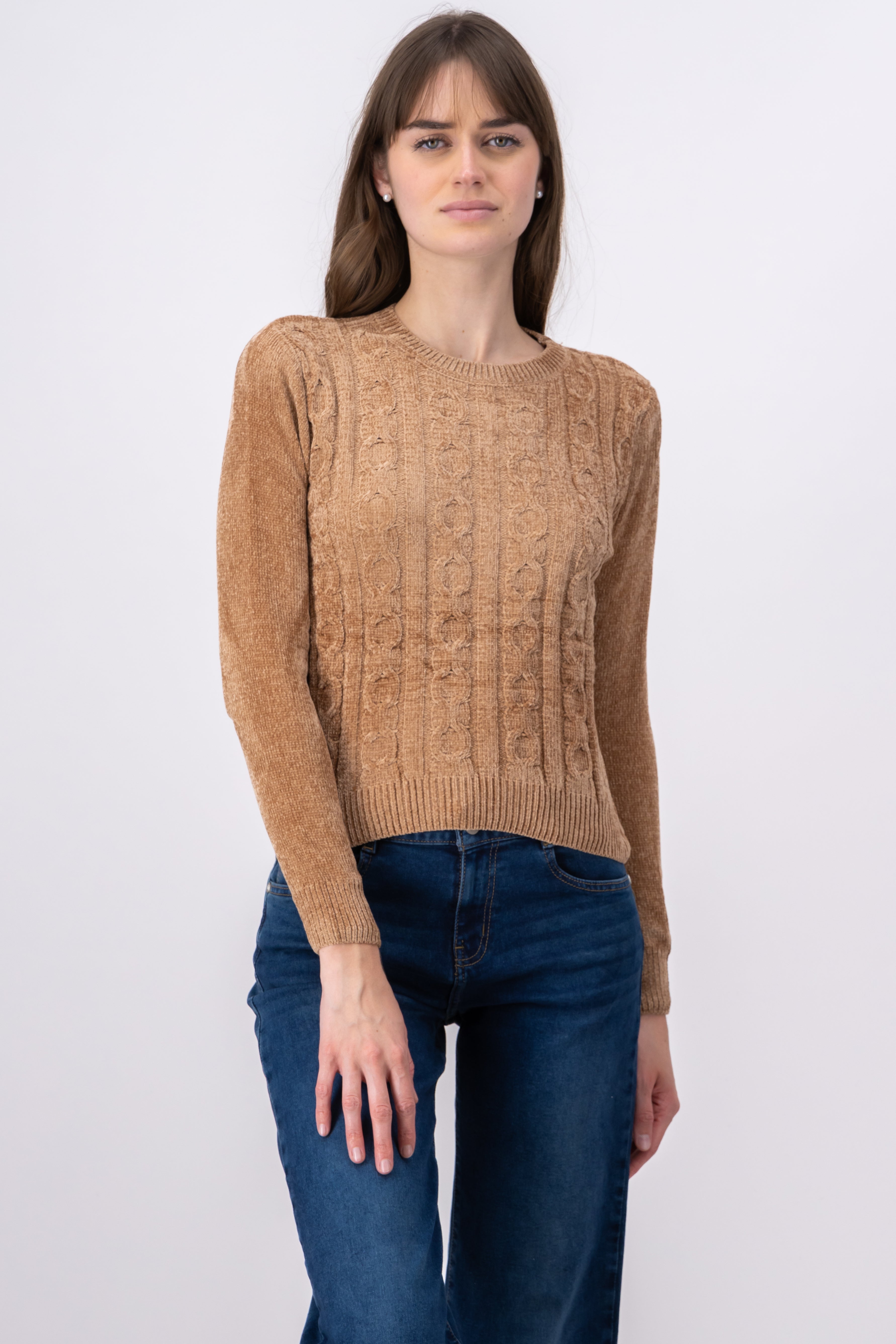 Soft tissue sweater BEIGE