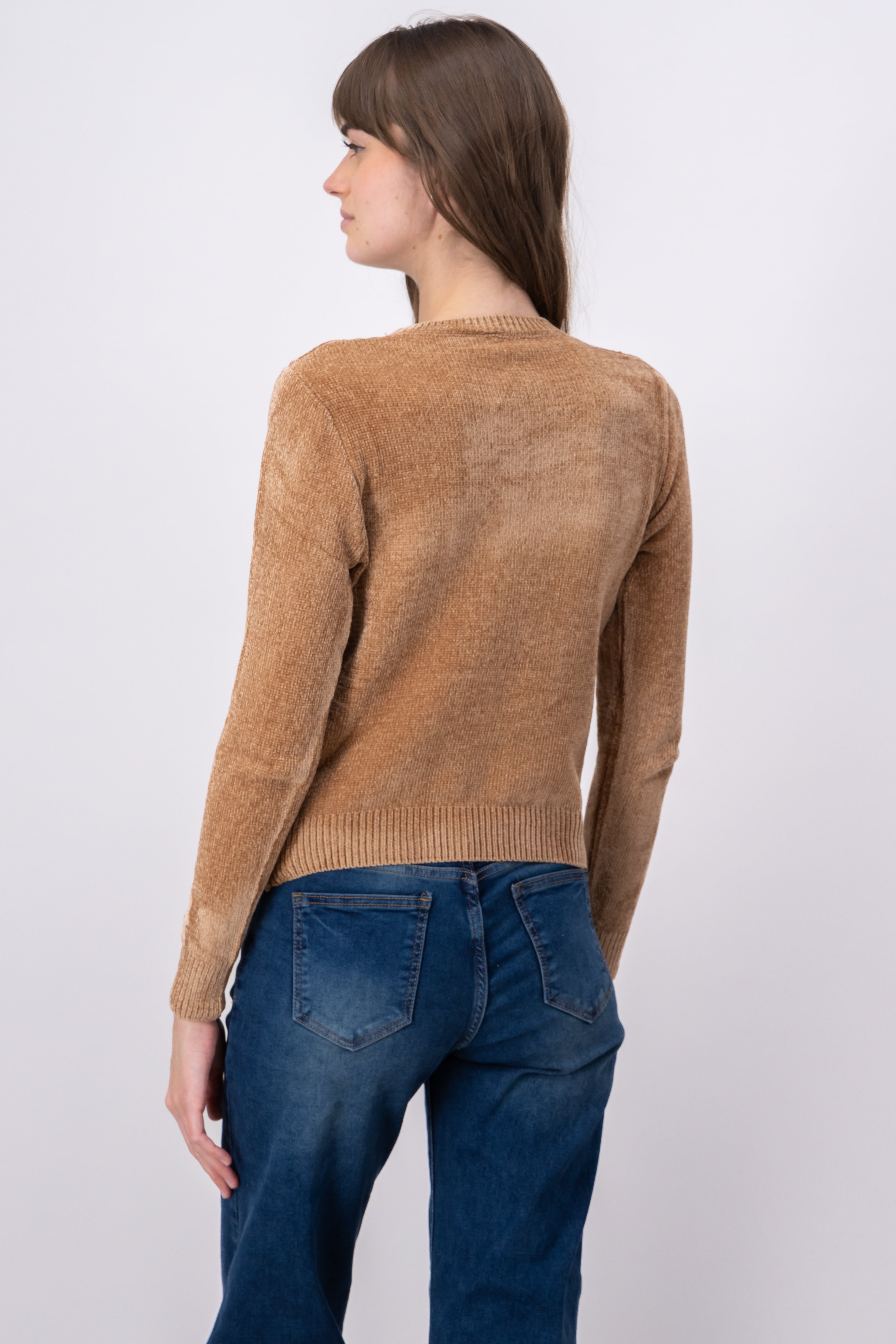 Soft tissue sweater BEIGE