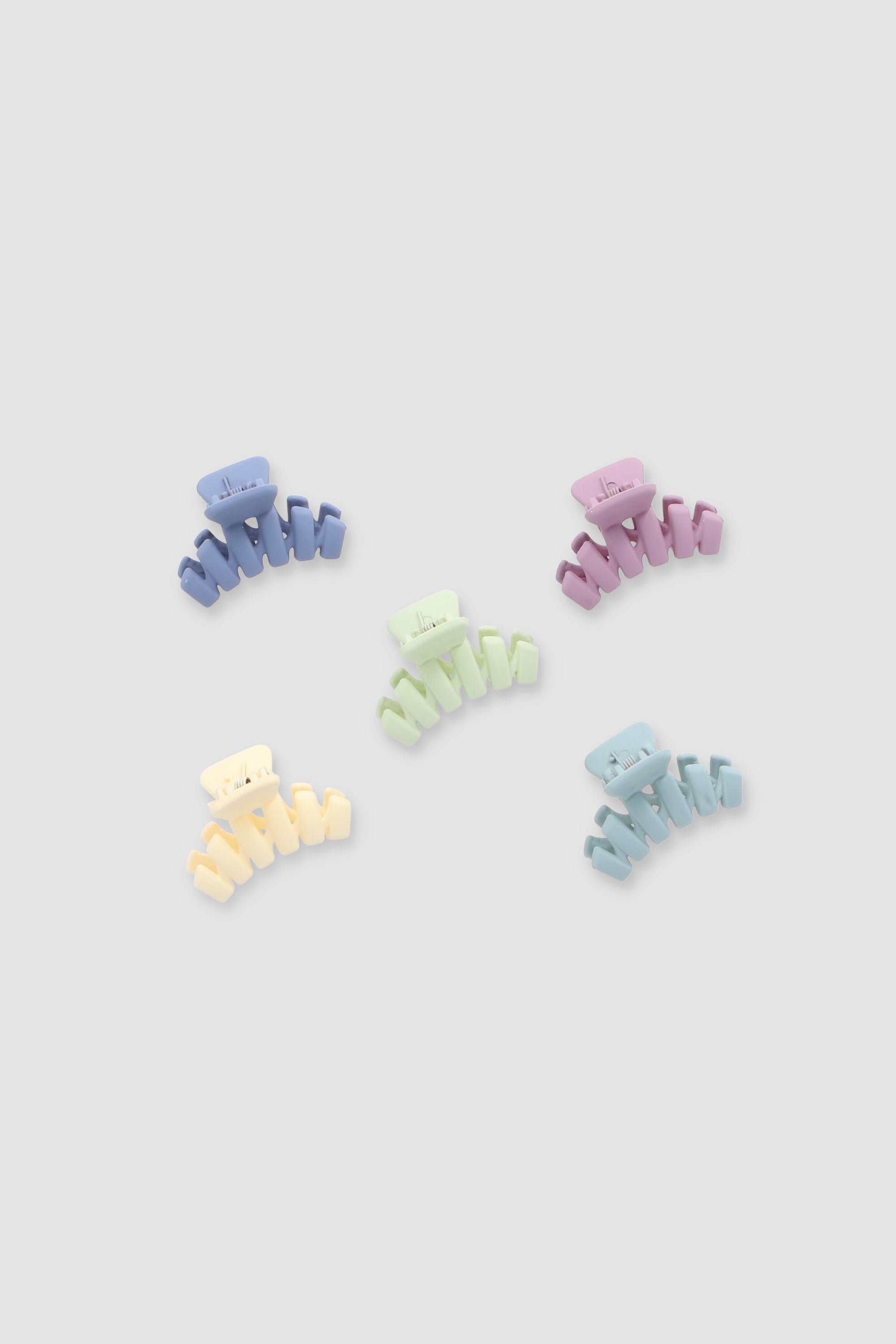 Set 6 pieces Midi mate clamp MULTICOLORED